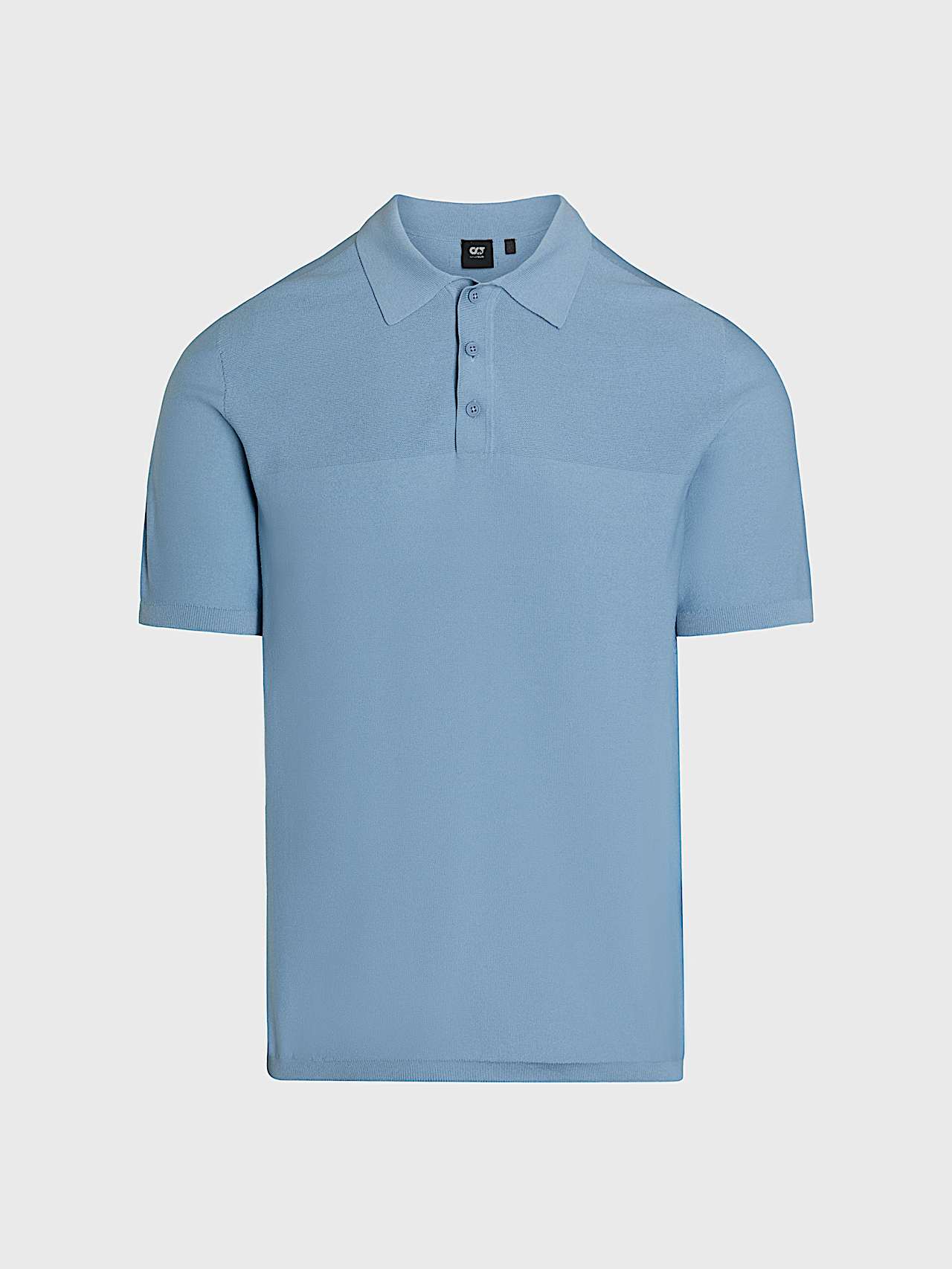 AlphaTauri | FENZI V2.Y10.01 | Polo en maille performance 3D in Clouded Blue for Homme