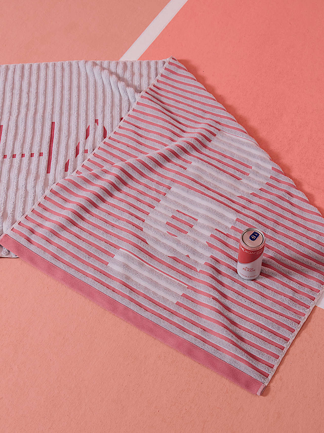 AlphaTauri | AQUAX V1.Y10.01 | Beach Towel in Fizzy Peach for Unisex AlphaTauri | AQUAX V1.Y10.01 | Beach Towel in Fizzy Peach for Unisex