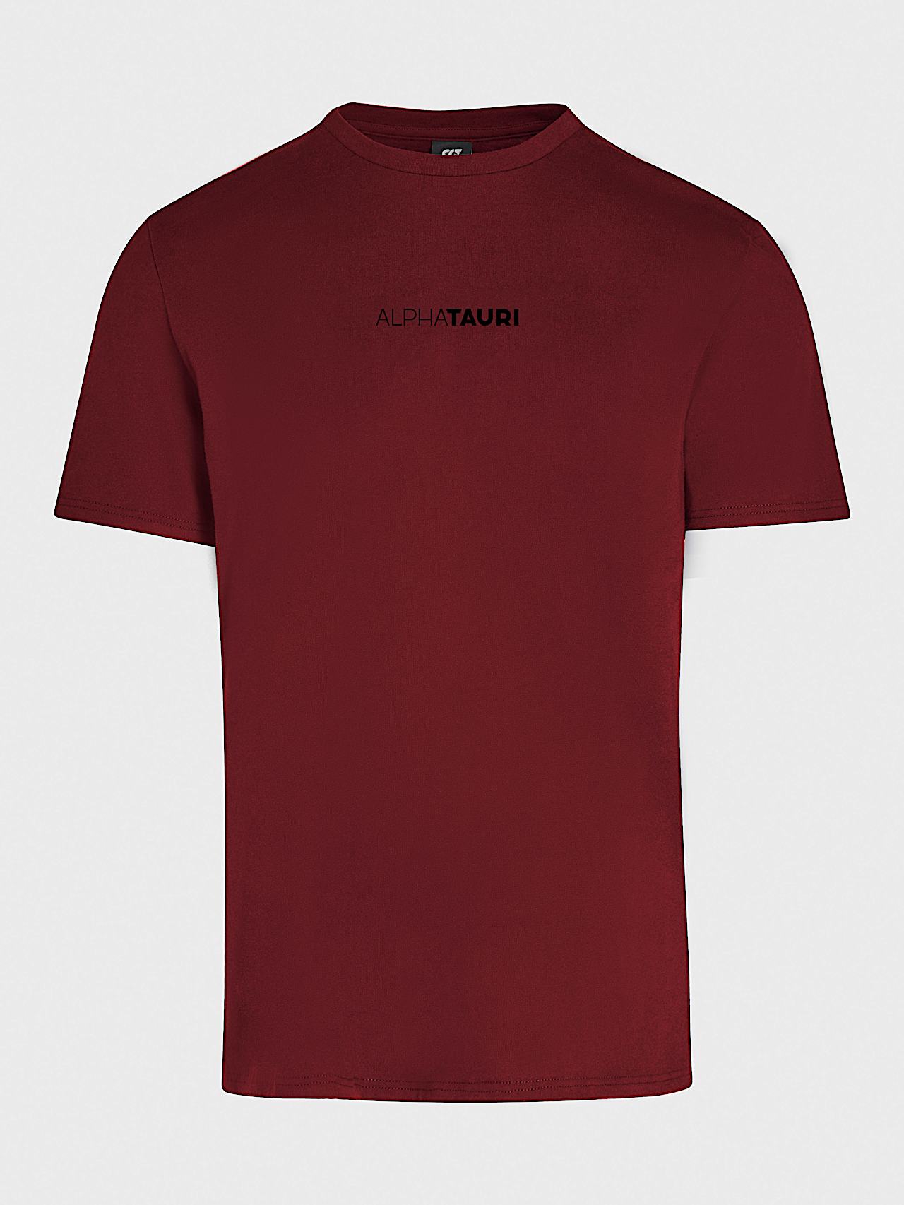 AlphaTauri | JOTTO V1.Y8.02 | Baumwoll-T-Shirt mit charakteristischem Logo in Dark Berry für Herren