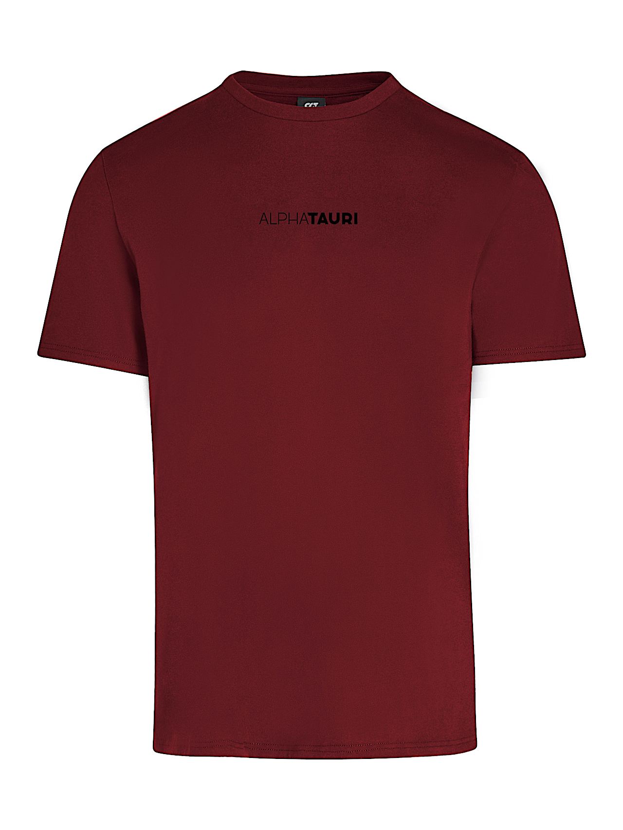 AlphaTauri | JOTTO V1.Y8.02 | Baumwoll-T-Shirt mit charakteristischem Logo in Dark Berry für Herren