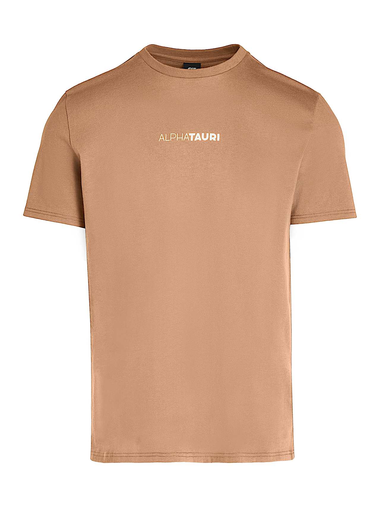 AlphaTauri | JOTTO V1.Y8.02 | Camiseta de algodón con logotipo in Camel for Hombre