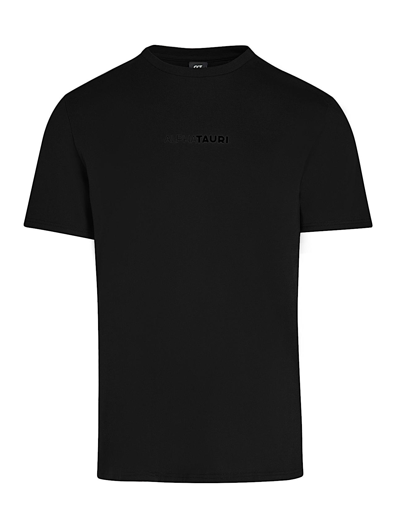AlphaTauri | JOTTO V1.Y8.02 | Baumwoll-T-Shirt mit charakteristischem Logo in Schwarz für Herren