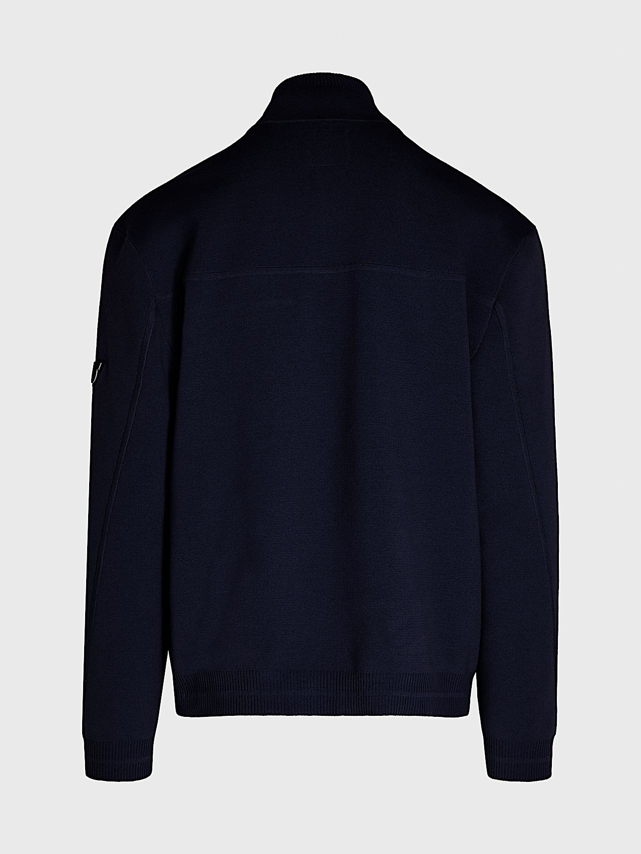 AlphaTauri | FACOA V2.Y8.02 | Maglione con mezza cerniera idrorepellente in Blu Marino for Uomo