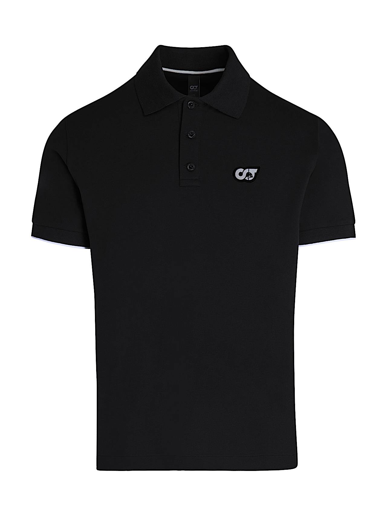 AlphaTauri | JUNX V2.Y9.01 | Piqué-Poloshirt in Schwarz für Herren