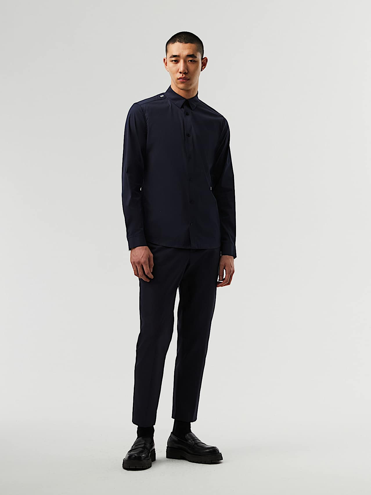 AlphaTauri | WAARG V4.Y6.02 | Easy Care Shirt in Navy for Men