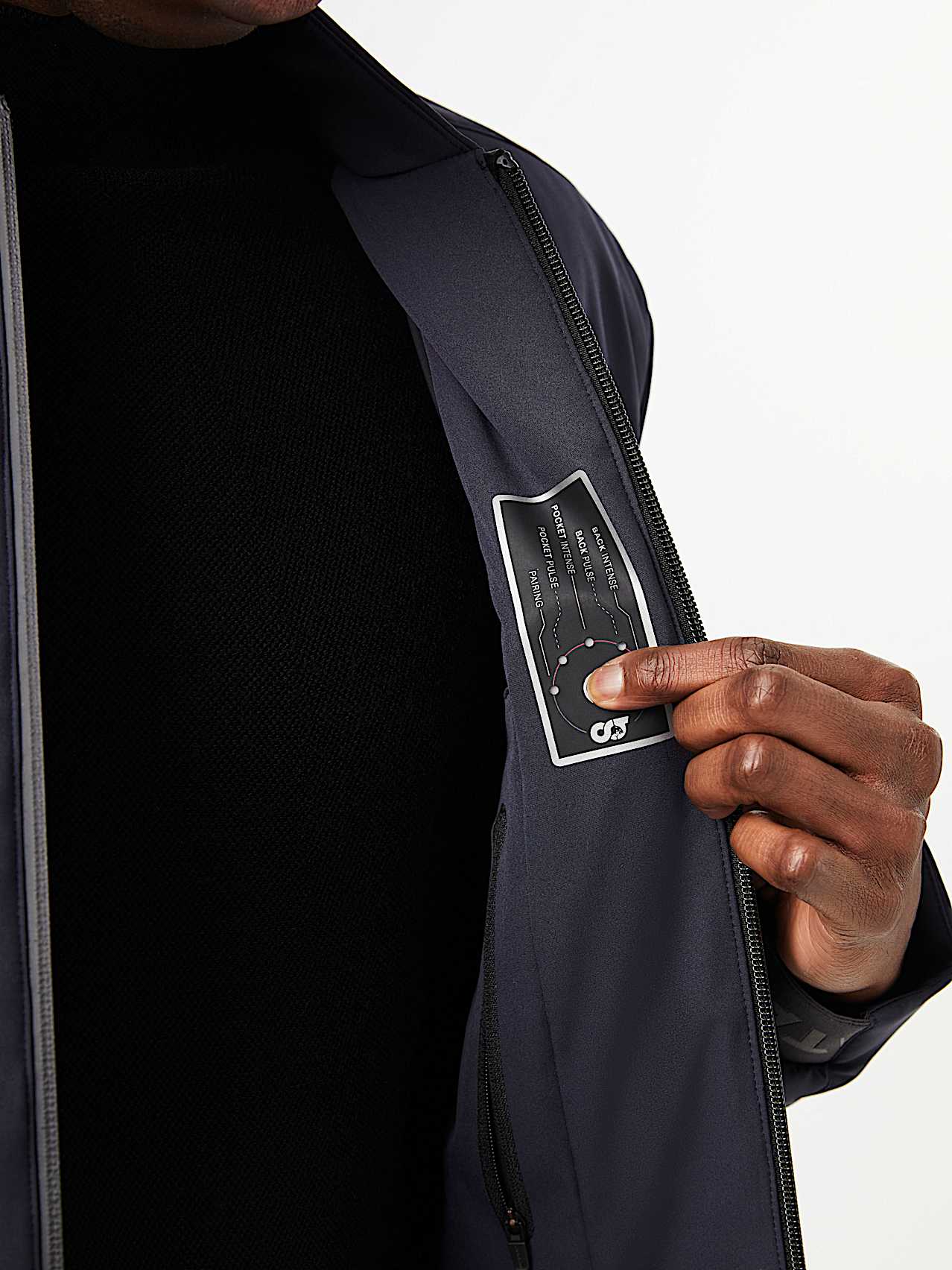 AlphaTauri | OTEMP V1.C1.02 | Heatable and Water-Repellent Bomber Jacket in Navy for Men
