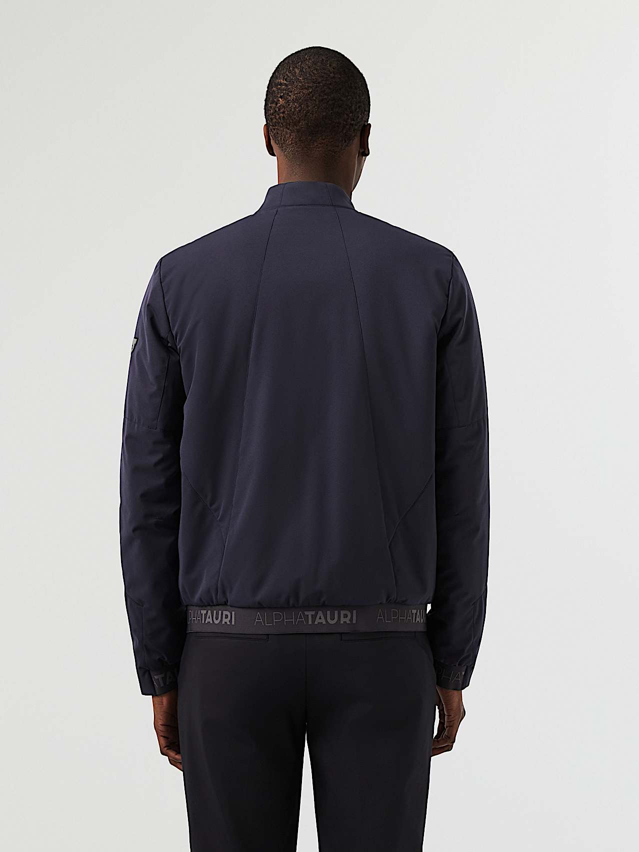 AlphaTauri | OTEMP V1.C1.02 | Heatable and Water-Repellent Bomber Jacket in Navy for Men