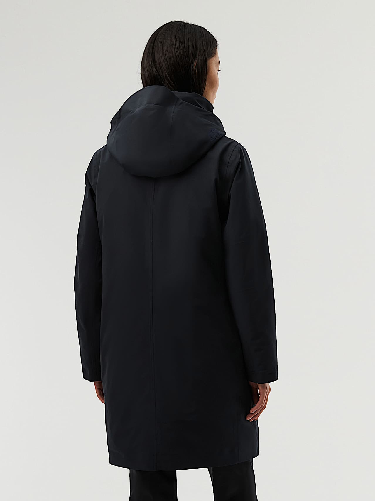 AlphaTauri | KAAV V7.Y7.02 | Parka ripiegabile iconico in Taurobran® impermeabile in Nero for Donna