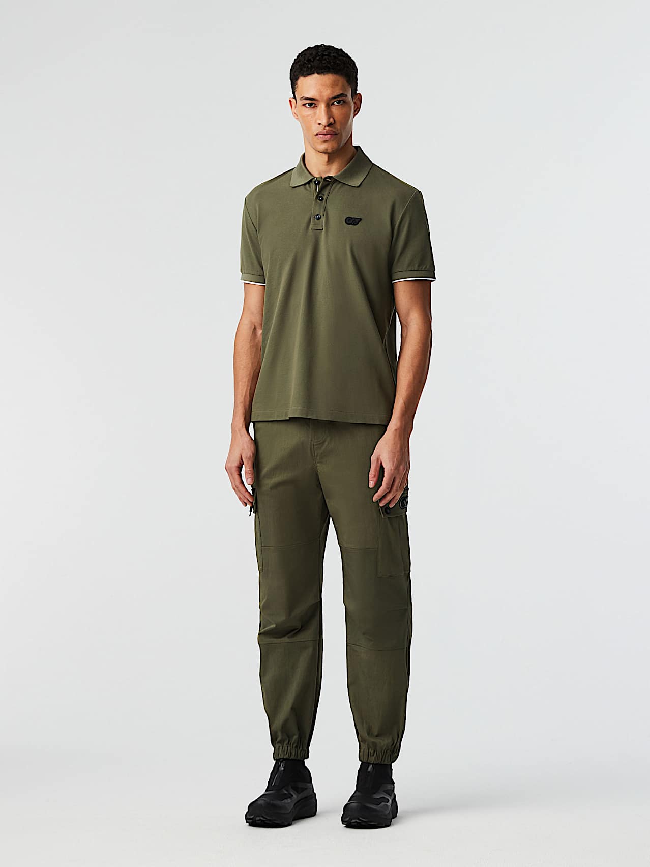 AlphaTauri | JUNX V1.Y8.01 | Polo en piqué in Olive for Homme
