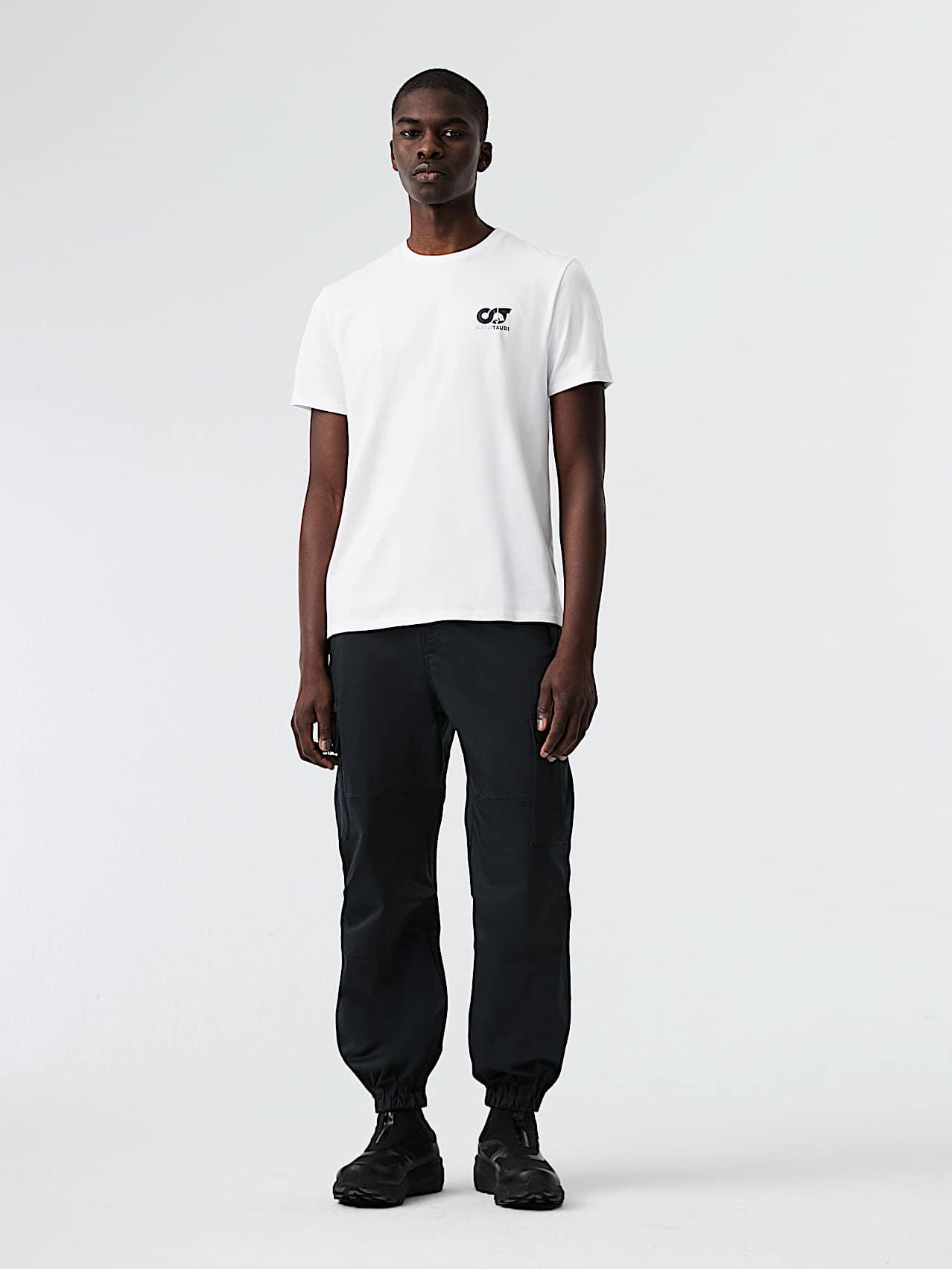 AlphaTauri | JOTTA V1.Y8.02 | Camiseta de algodón con logotipo in Blanco for Hombre