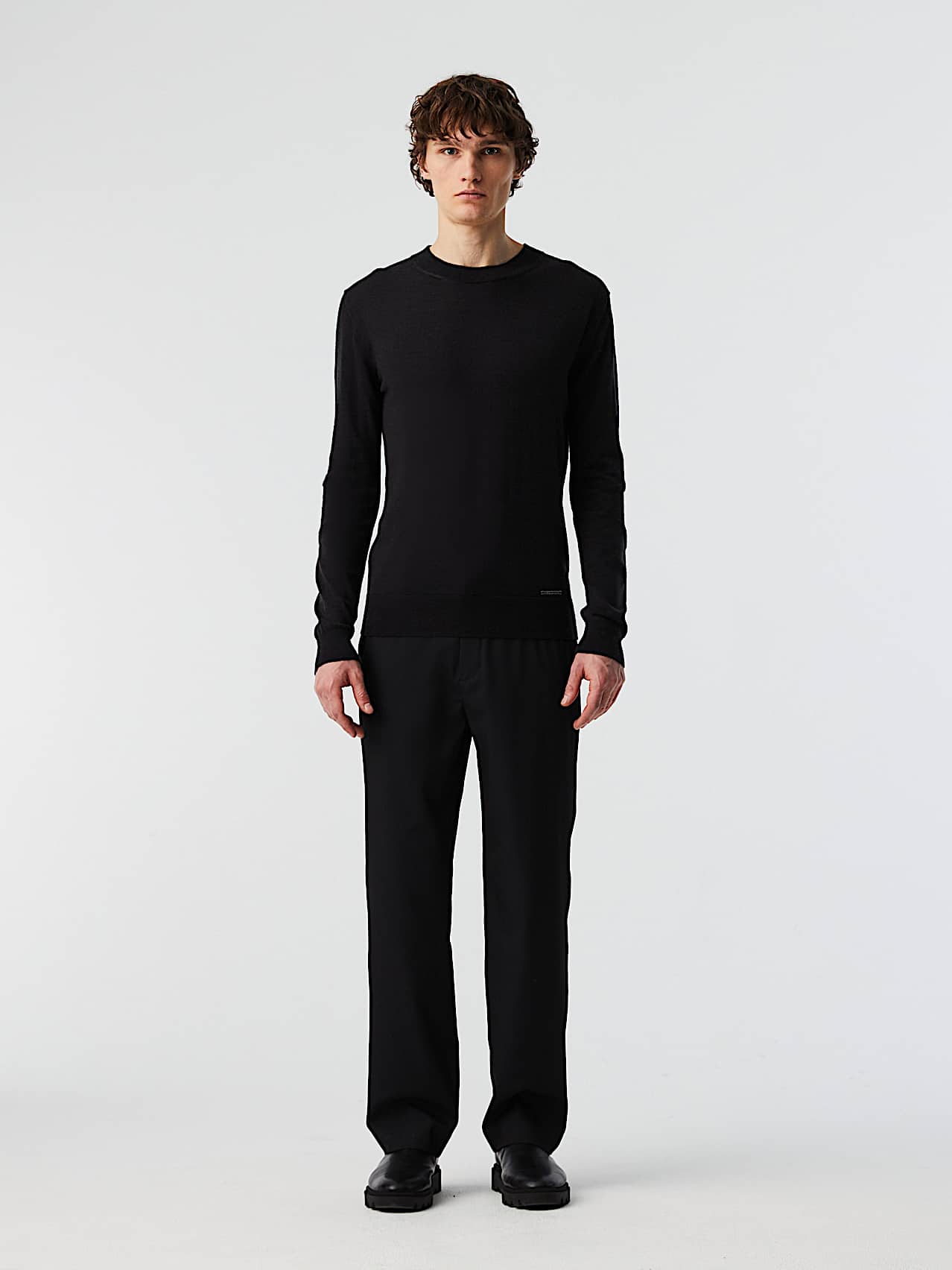 Seamless 3D Performance Knit Crewneck Sweater | FOSOP V4.Y8