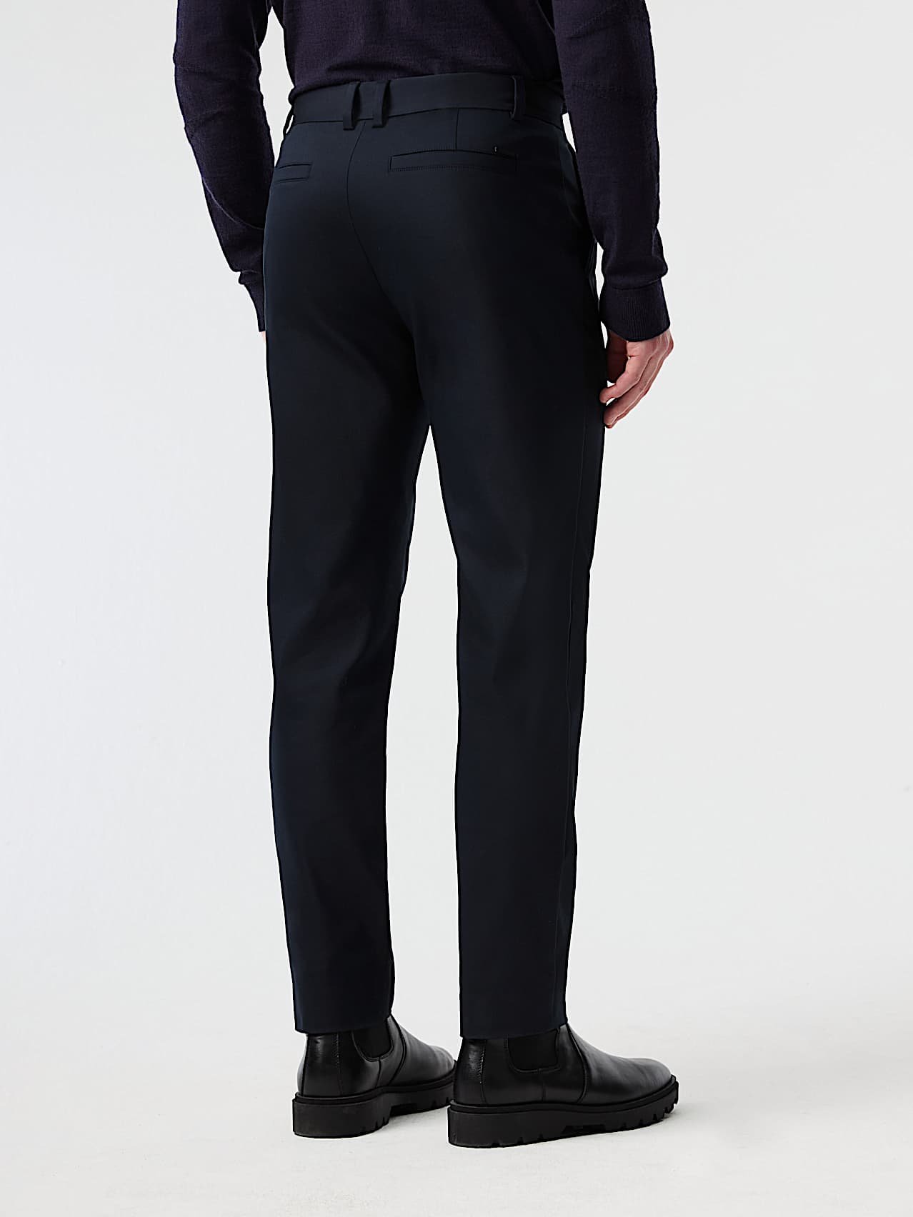 AlphaTauri | PADEN V1.Y8.02 | Pantalons fuselés in Bleu Marine for Homme