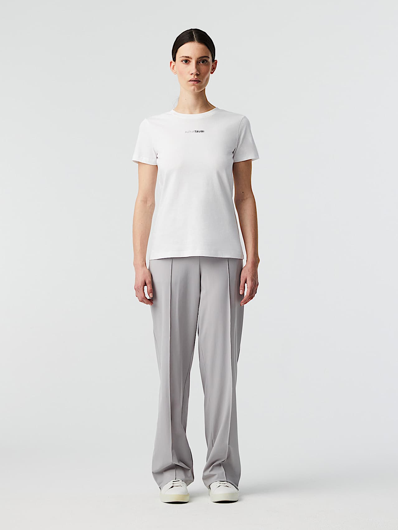 AlphaTauri | JERU V4.Y8.02 | T-shirt en coton à logo signature in Blanc for Femme