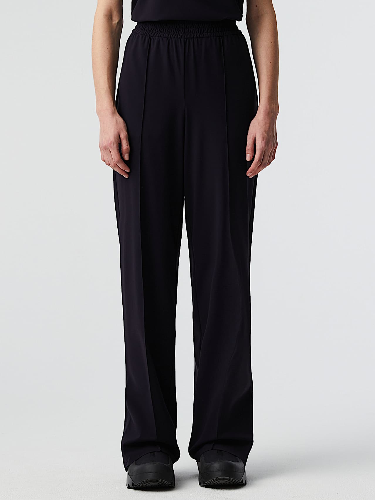 AlphaTauri | PINA V1.Y8.02 | Pantalon ample en jersey Power Stretch in Bleu Marine for Femme