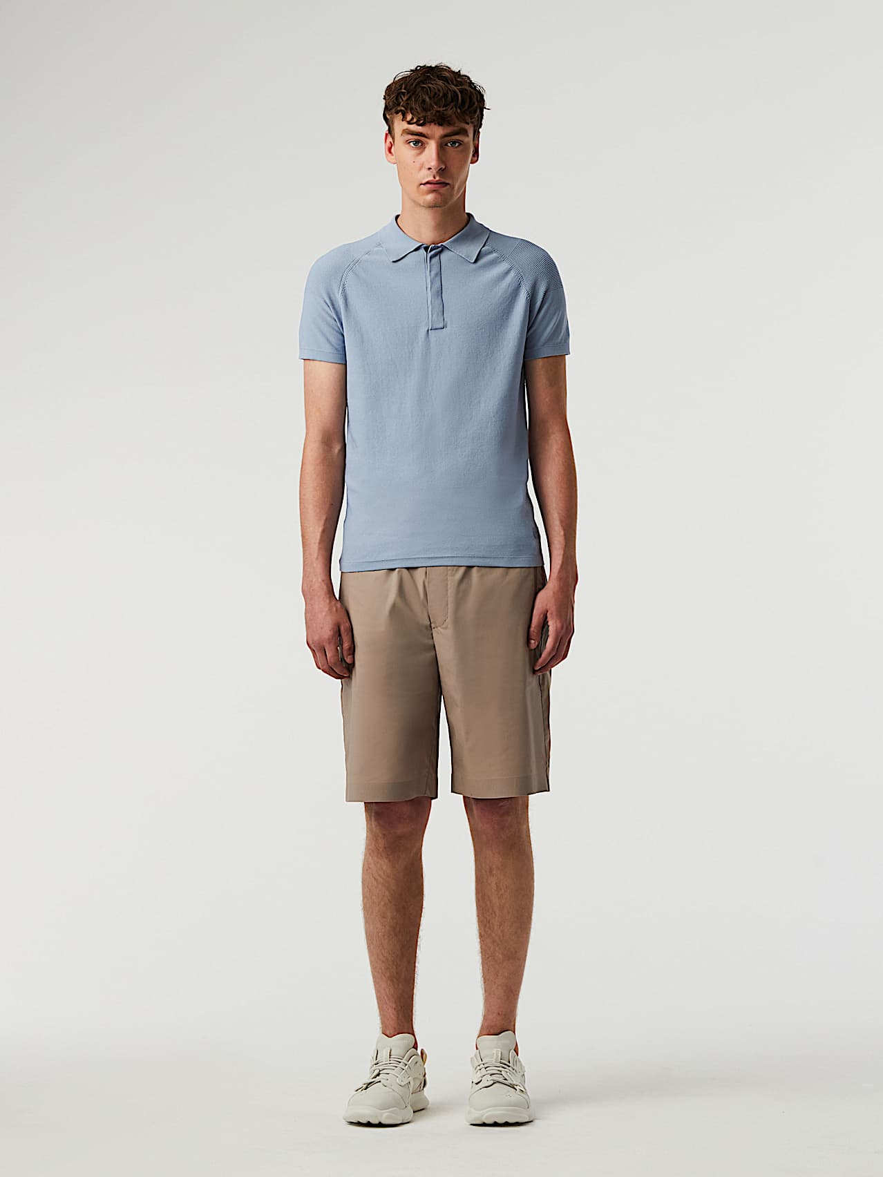 AlphaTauri | FENZI V1.Y5.01 | Poloshirt aus Funktionsstrick in Azurblau für Herren