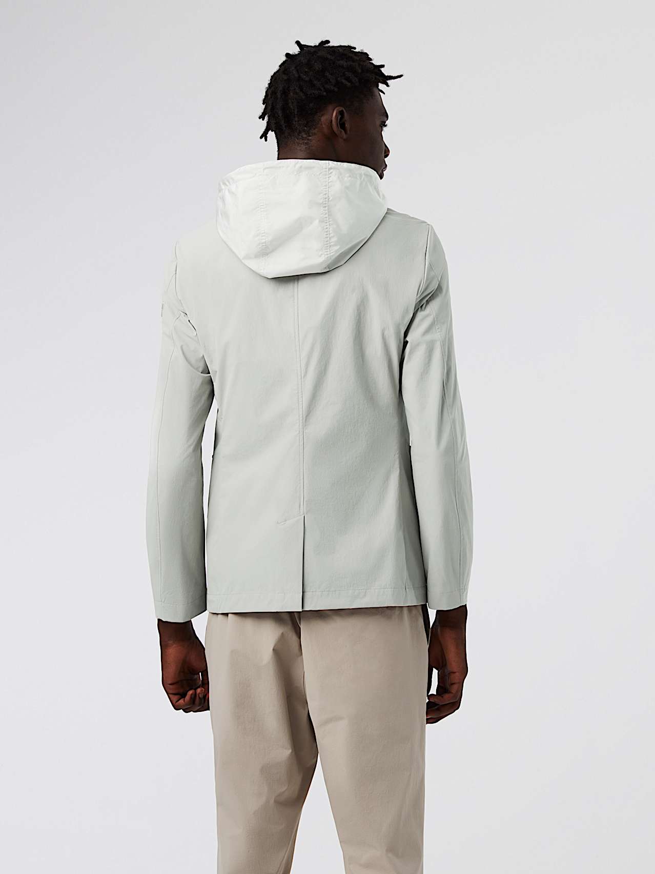 AlphaTauri | OBOSS V5.Y7.01 | Blazer impermeabile ripiegabile in Salvia for Uomo