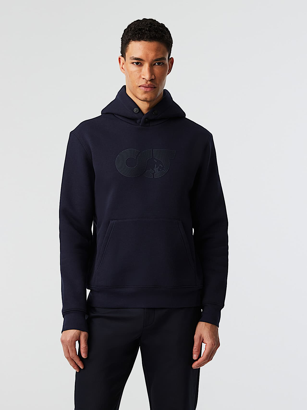 AlphaTauri | SHERO V2.Y8.02 | Felpa con logo esclusivo in Blu Marino for Uomo