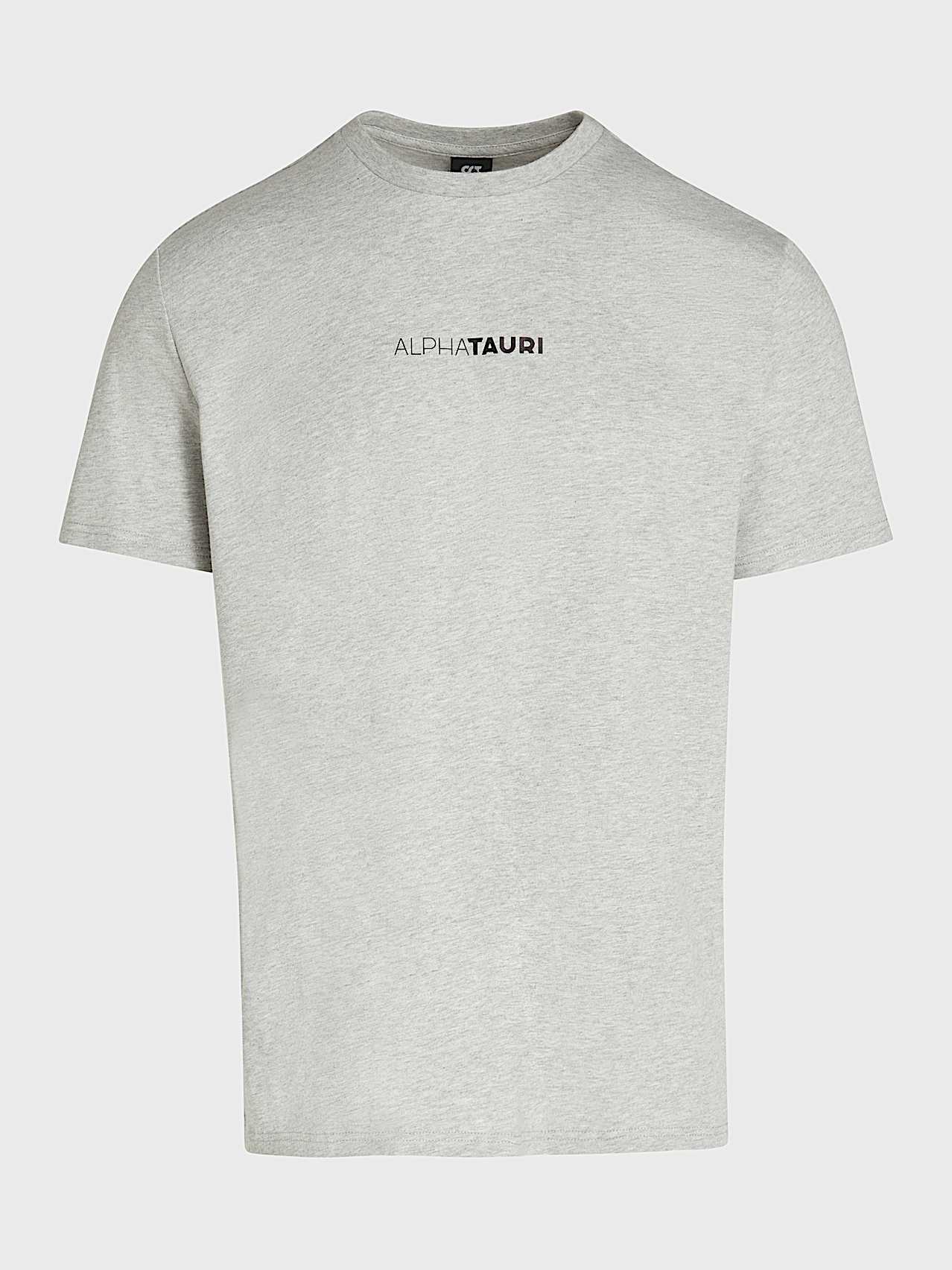 AlphaTauri | JOTTO V1.Y8.02 | T-shirt in cotone con logo esclusivo in Grigio Melange for Uomo