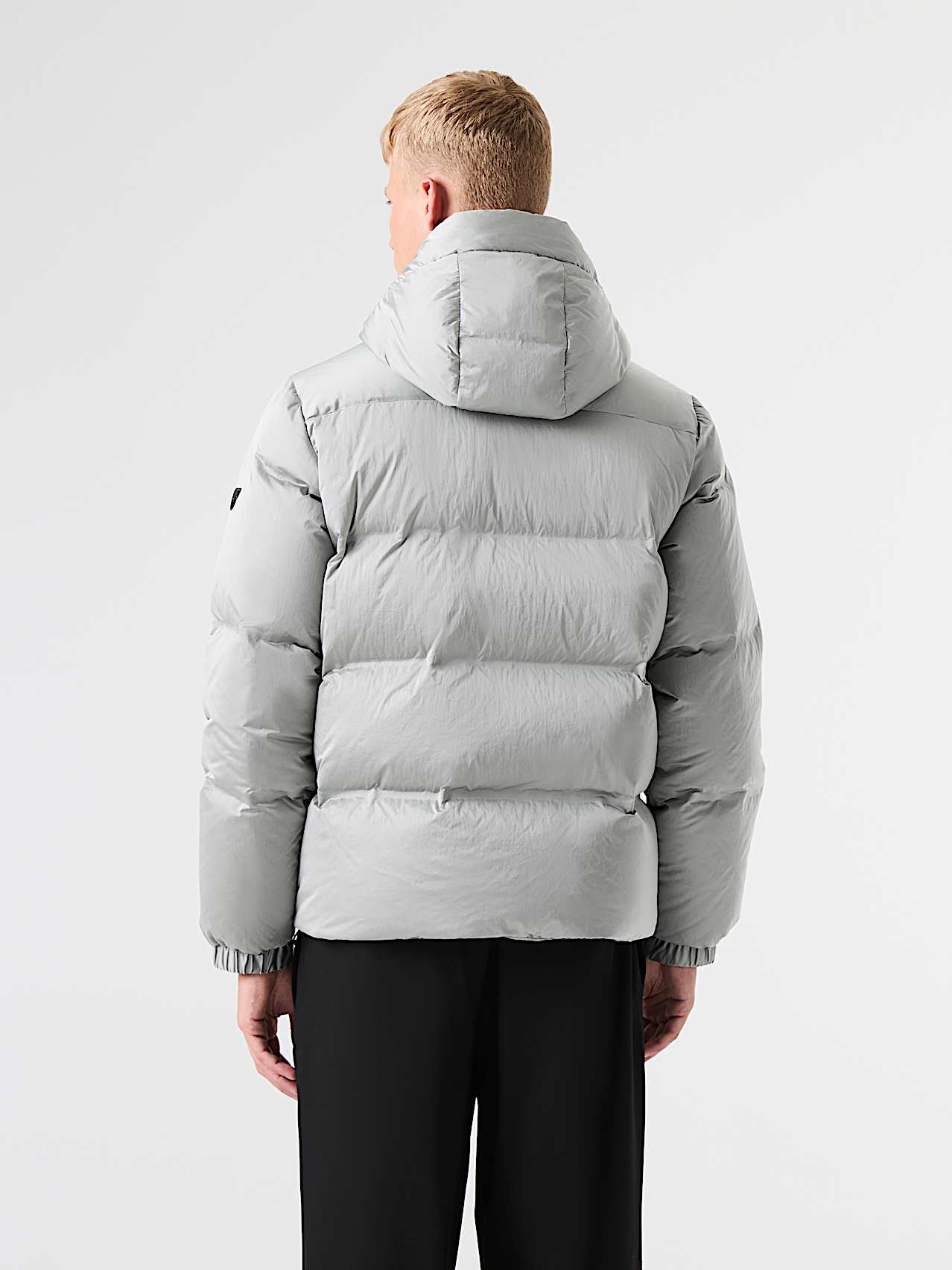 AlphaTauri | OTIS V1.Y9.02 | Giacca piumino imbottita in Silver for Uomo