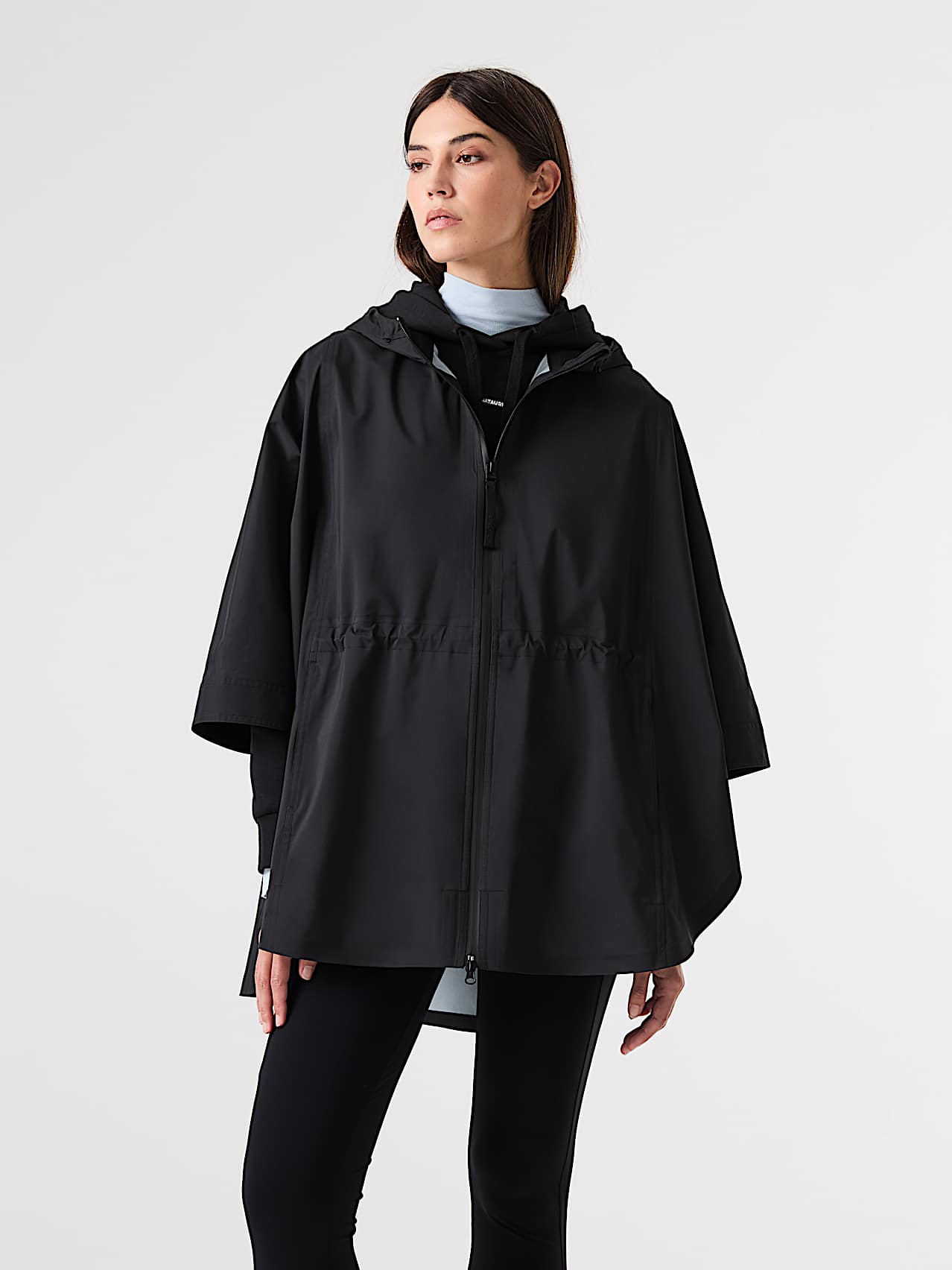 AlphaTauri | ONA V1.Y9.02 | Poncho déperlant in Black for Femme