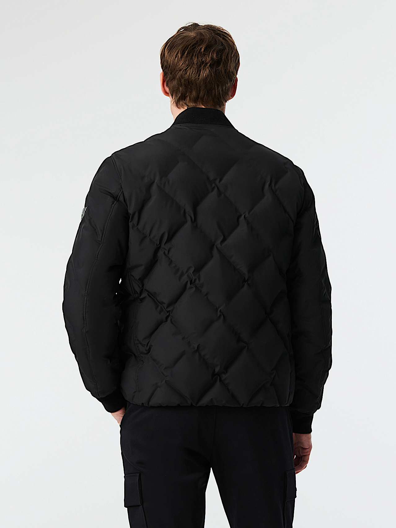 AlphaTauri | OCTAL V1.Y9.02 | Bomber in Primaloft® trapuntato in Black for Uomo