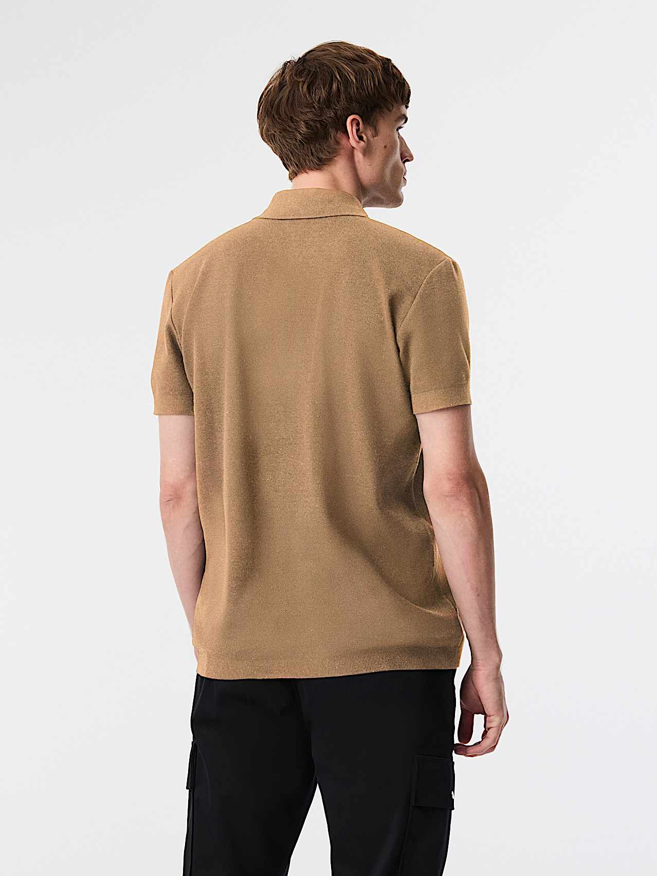AlphaTauri | JEMMA V1.Y9.02 | Polo in piqué in Camel for Uomo