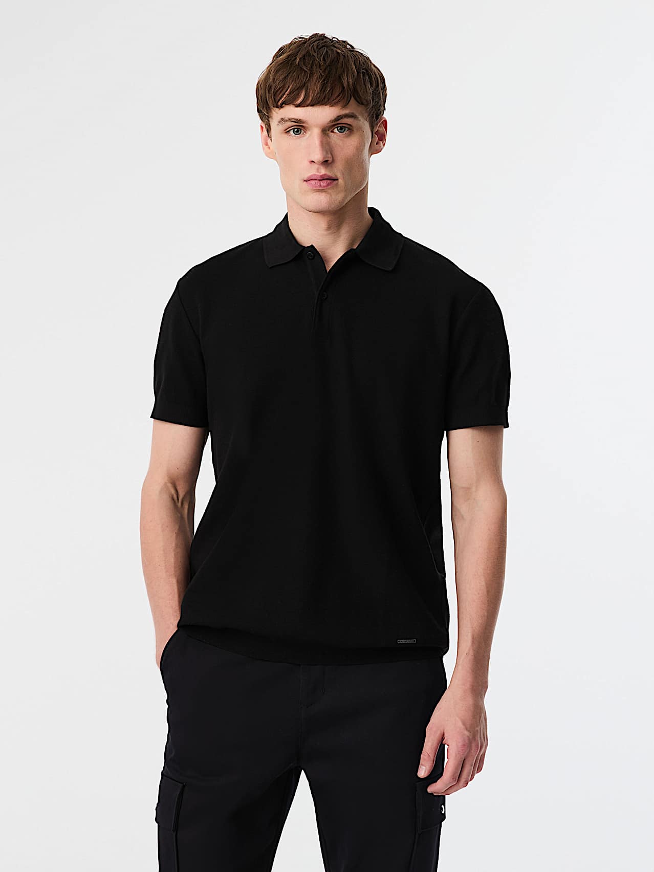 AlphaTauri | JEMMA V1.Y9.02 | Polo in piqué in Black for Uomo