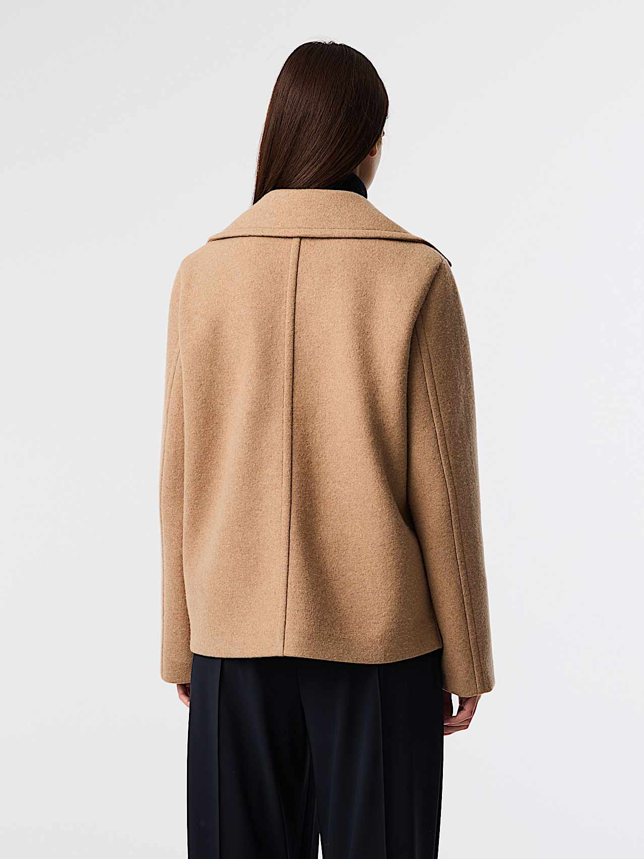 AlphaTauri | OZURE V1.Y9.02 | Veste caban en laine collée in Camel for Femme