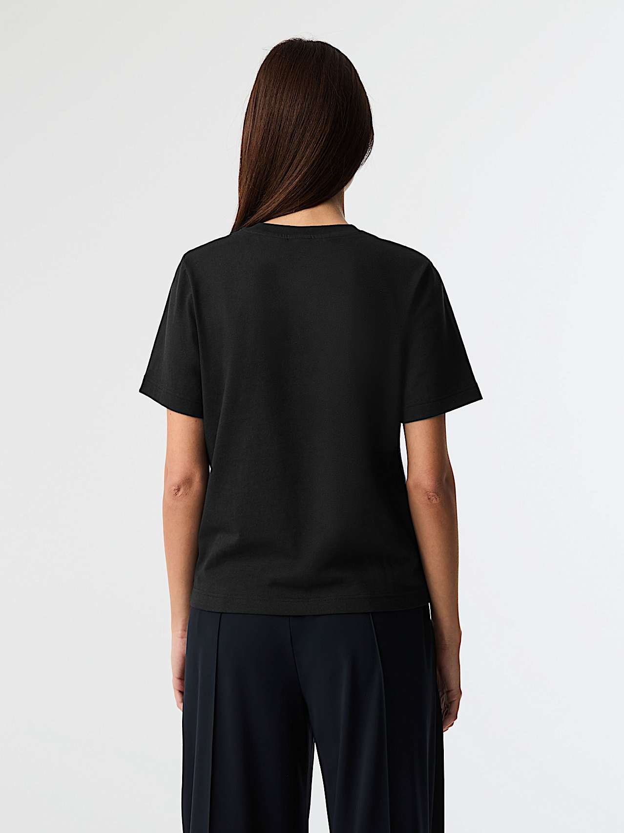 AlphaTauri | JADY V1.Y9.02 | T-shirt in cotone biologico in Black for Donna