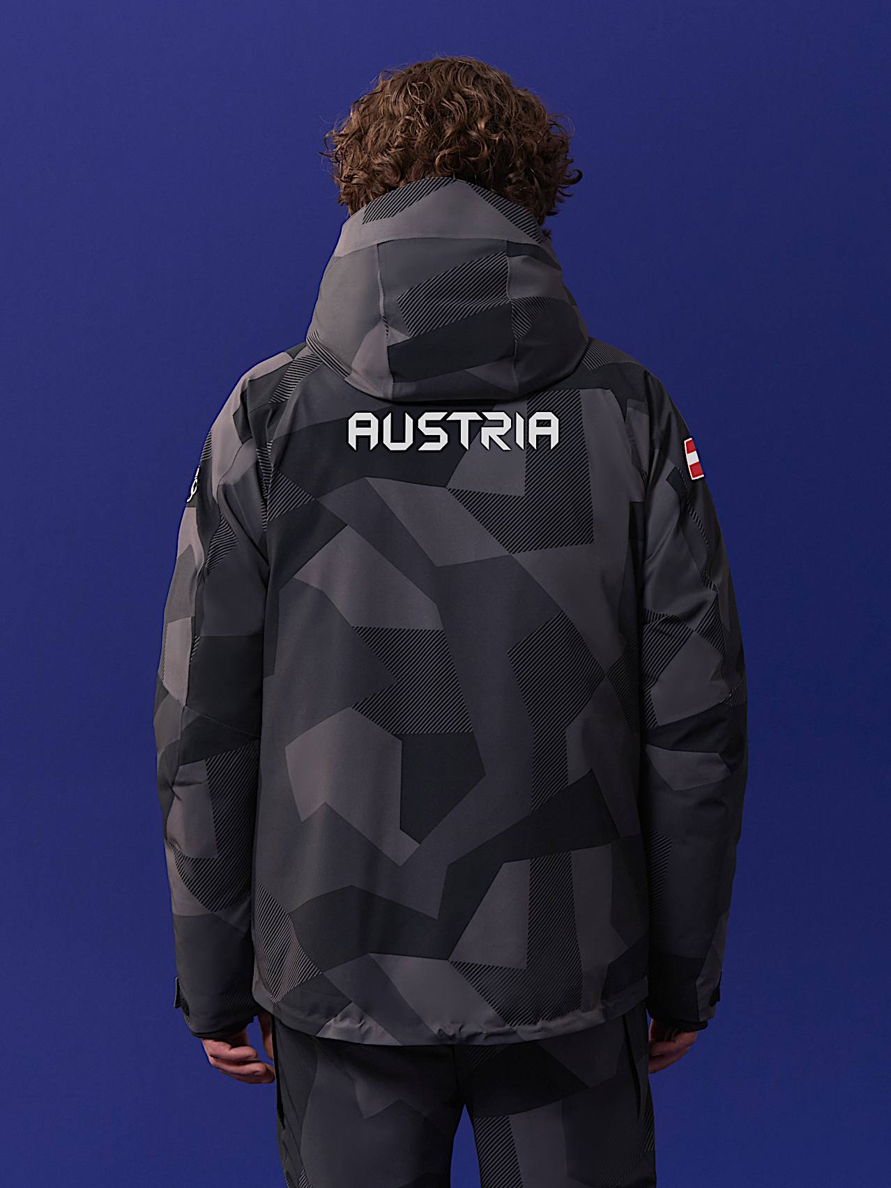 AlphaTauri | Chaqueta de esquí para hombre | Colección Olympic Team Austria in Black for Hombre