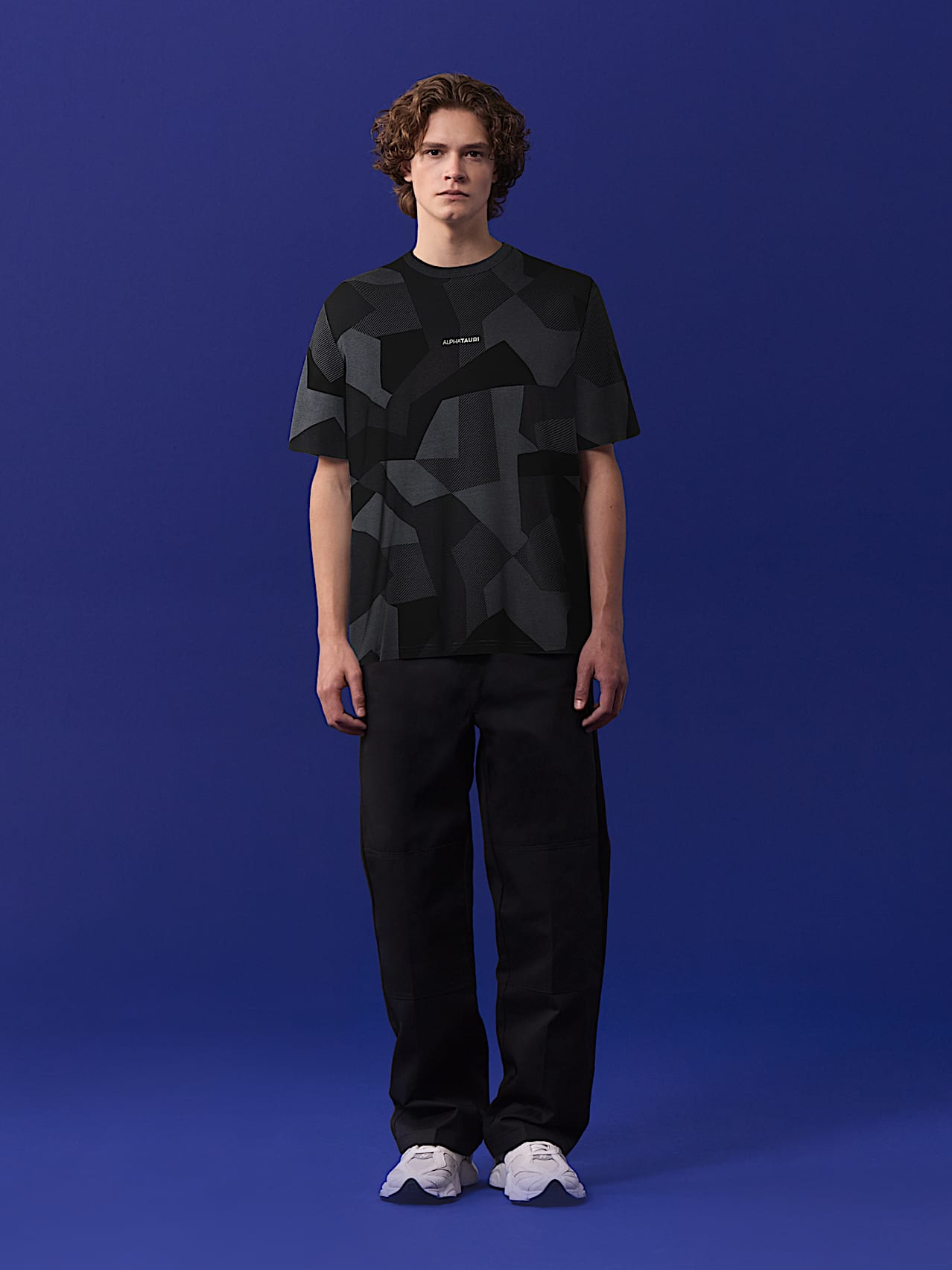 AlphaTauri | T-shirt avec imprimé intégral | Collection Olympic Team Austria in Black for Homme