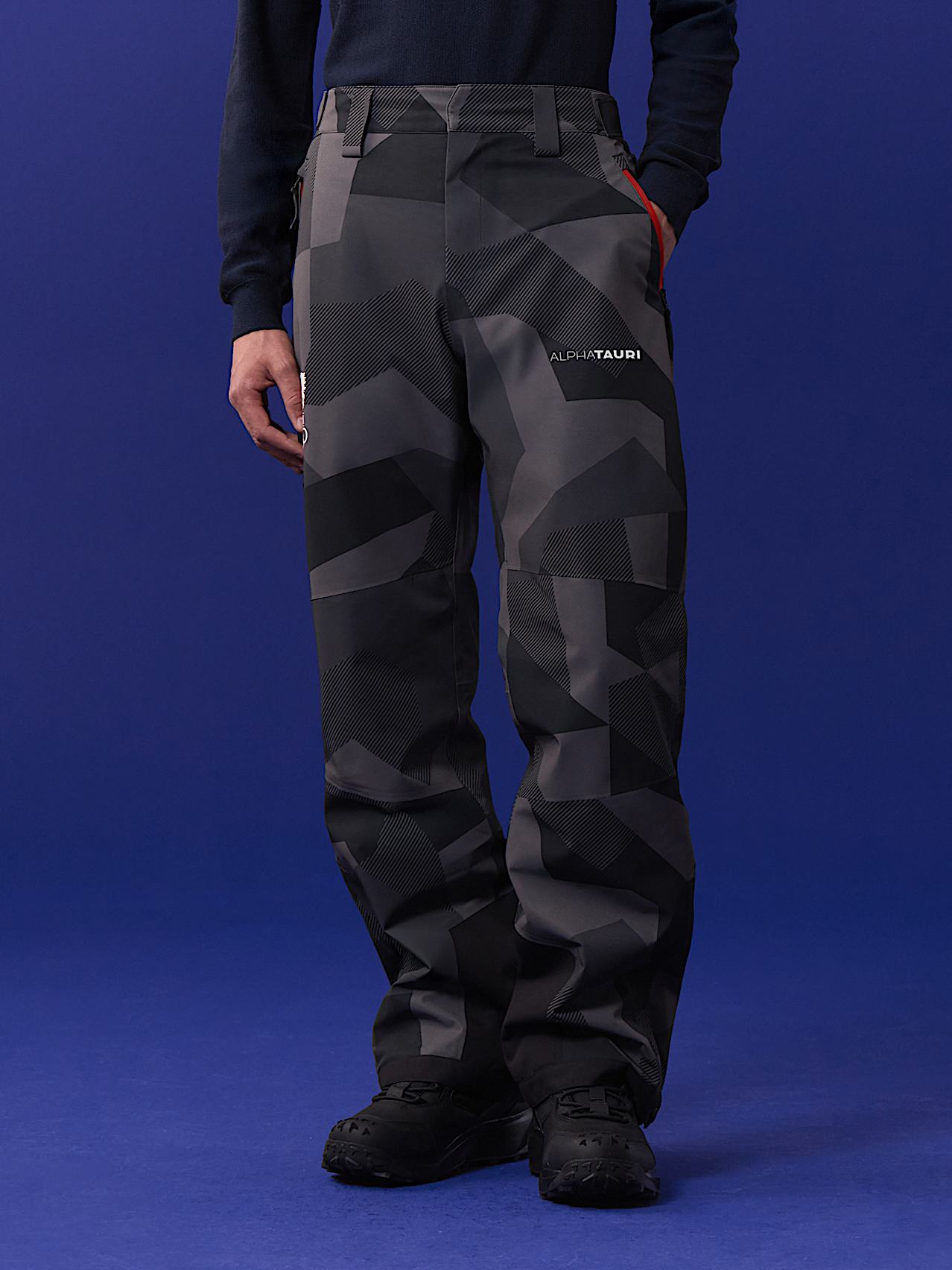 AlphaTauri | Pantaloni da sci da uomo | Collezione Olympic Team Austria in Black for Uomo