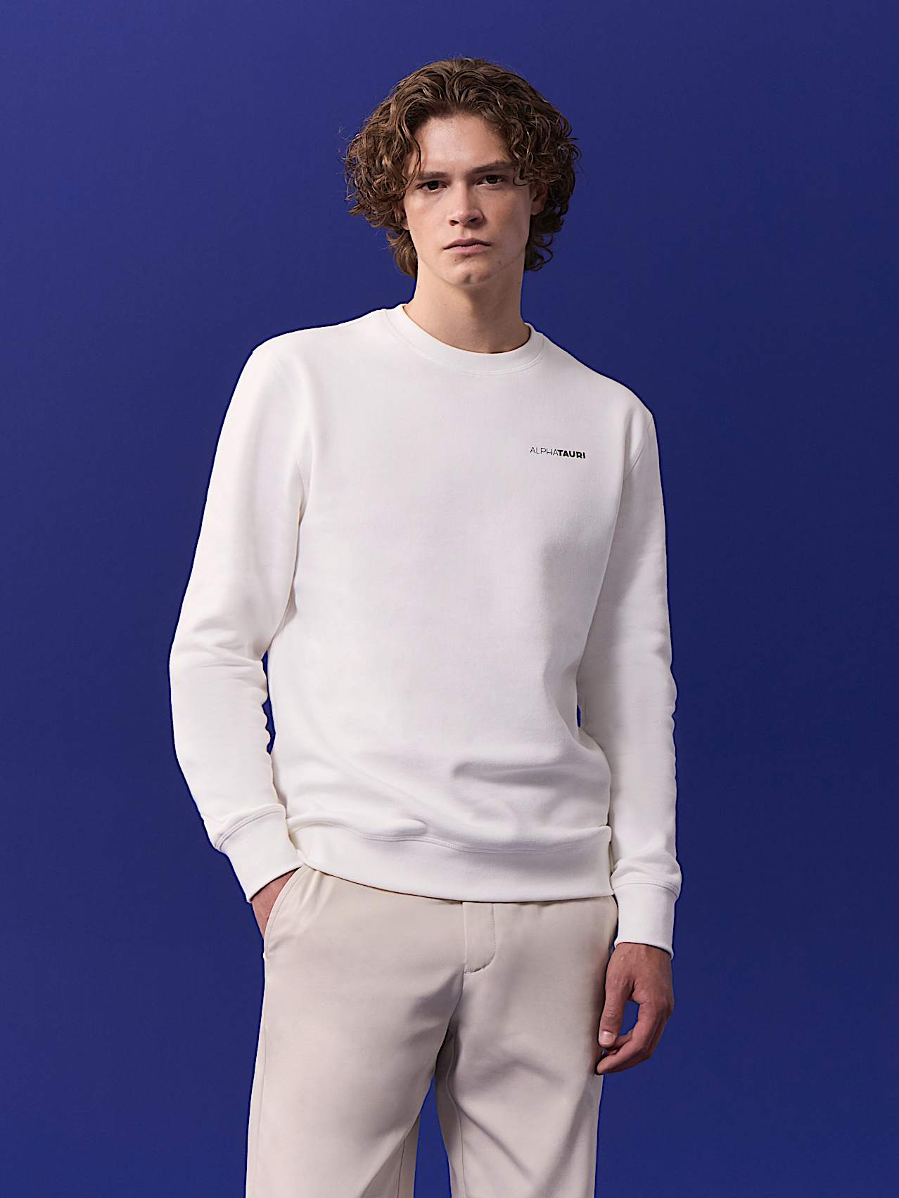 AlphaTauri | Sweat-shirt avec imprimé dans le dos | Collection Olympic Team Austria in White for Unisexe