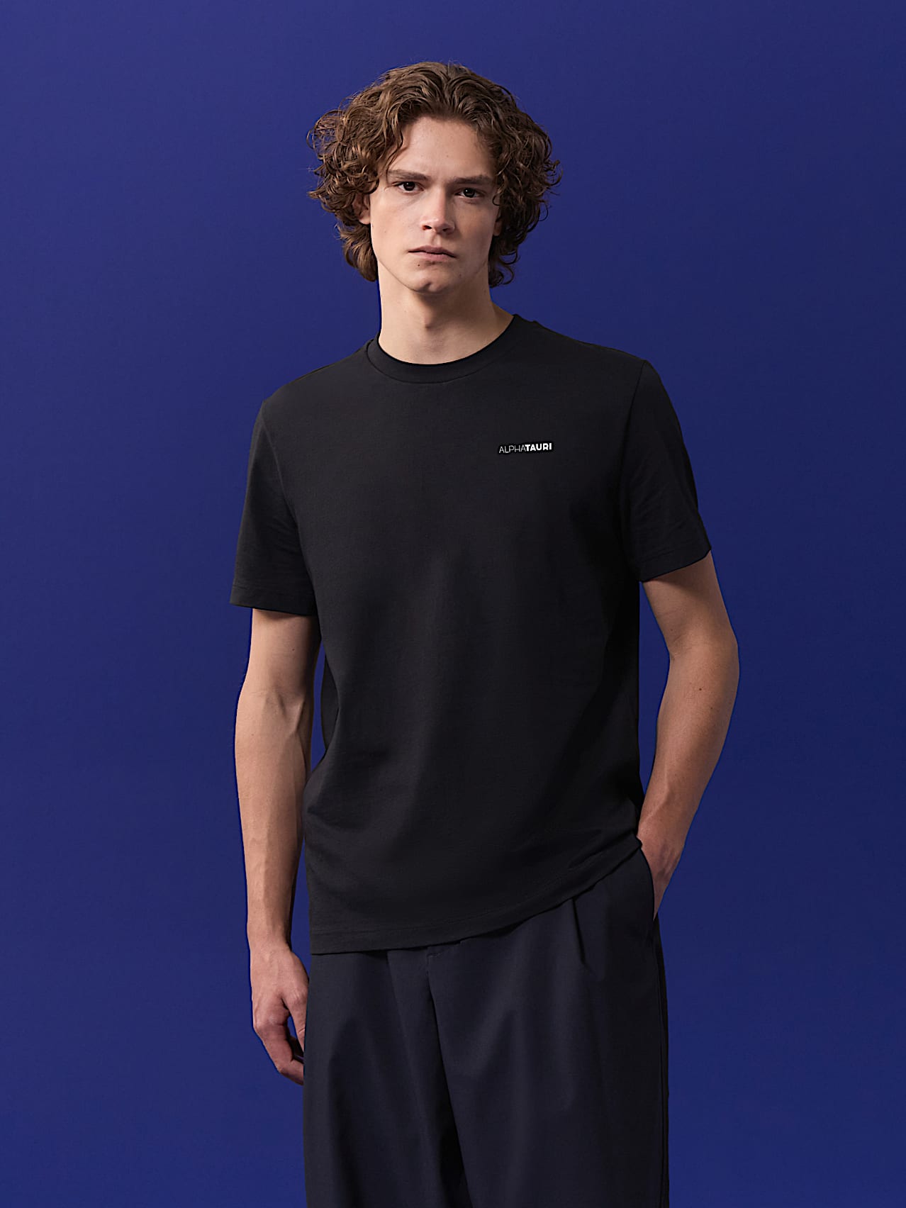 AlphaTauri | T-shirt con stampa sul retro unisex | Collezione Olympic Team Austria in Black for Unisex