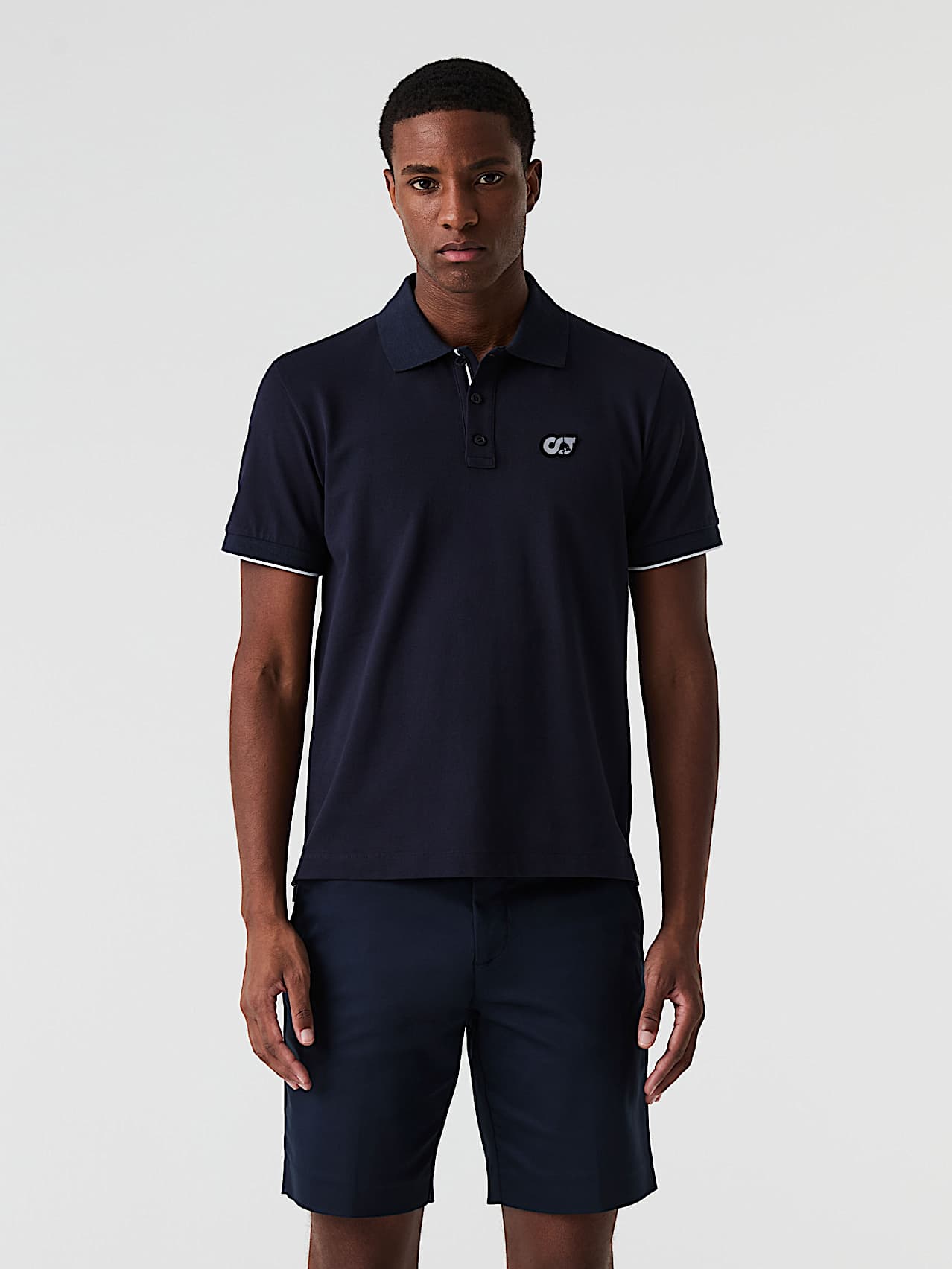 AlphaTauri | JUNX V2.Y9.01 | Polo in piqué in Blu Marino for Uomo
