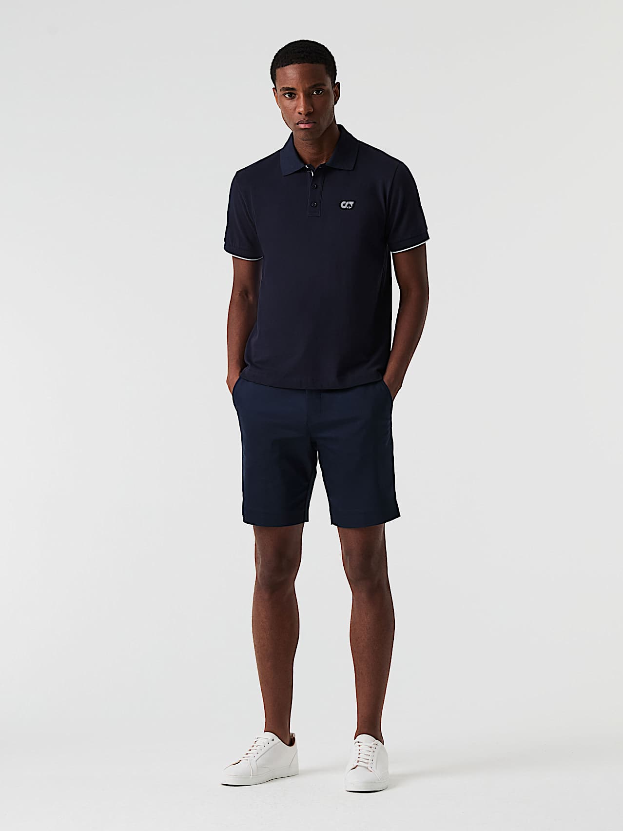 AlphaTauri | JUNX V2.Y9.01 | Polo in piqué in Blu Marino for Uomo