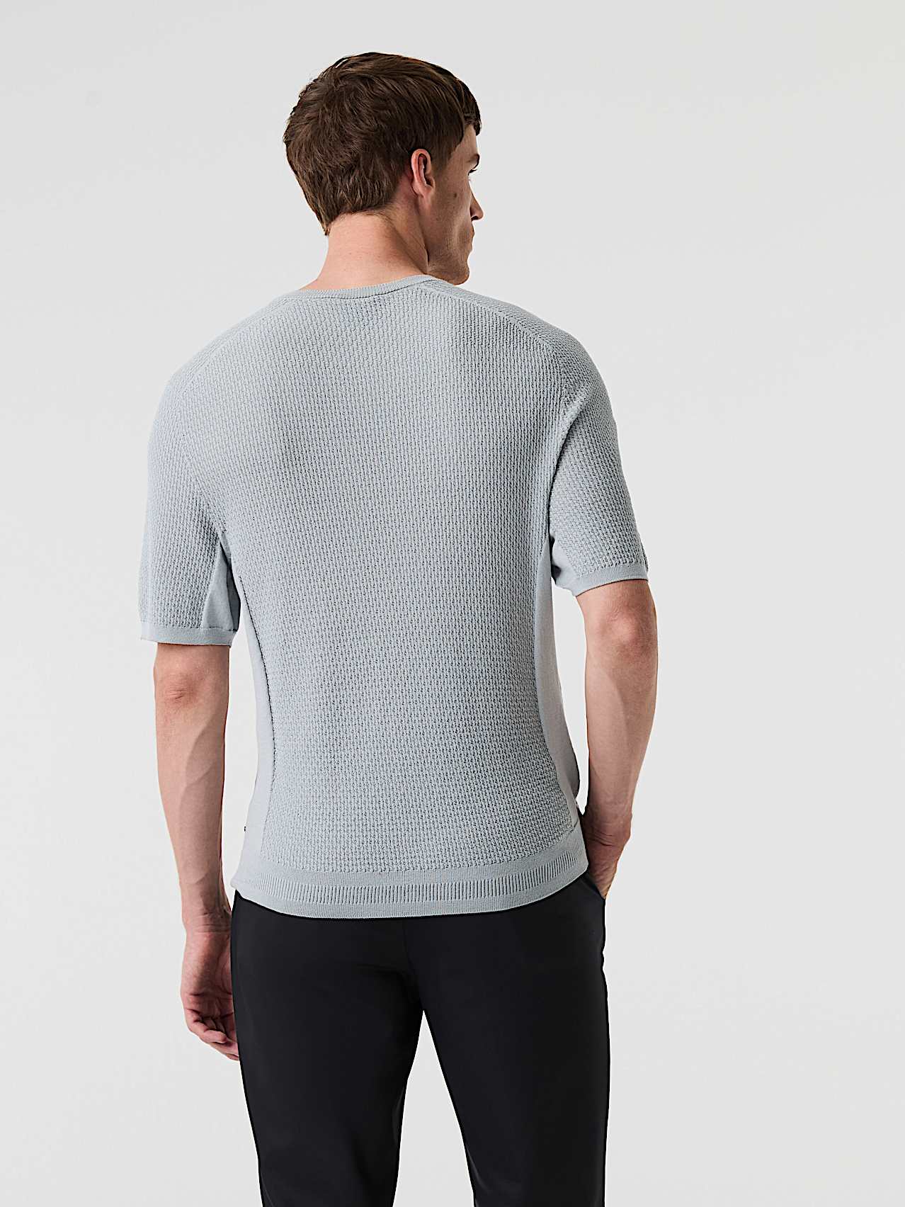AlphaTauri | FOSOS V4.Y9.01 | T-shirt en maille de performance 3D sans coutures in Gris Moyen for Homme