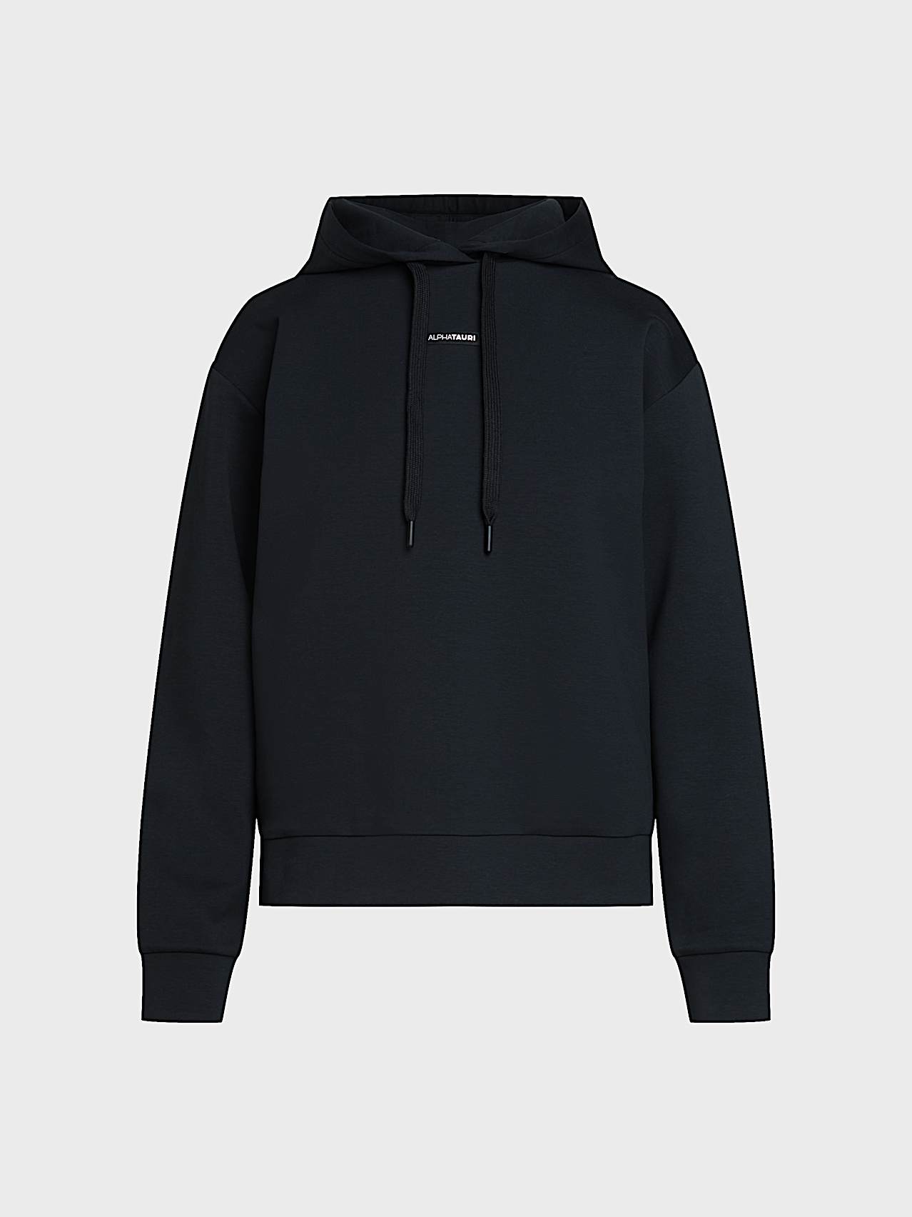 AlphaTauri | SURI V1.Y9.02 | Felpa con cappuccio Interlock vestibilità comoda in Black for Donna