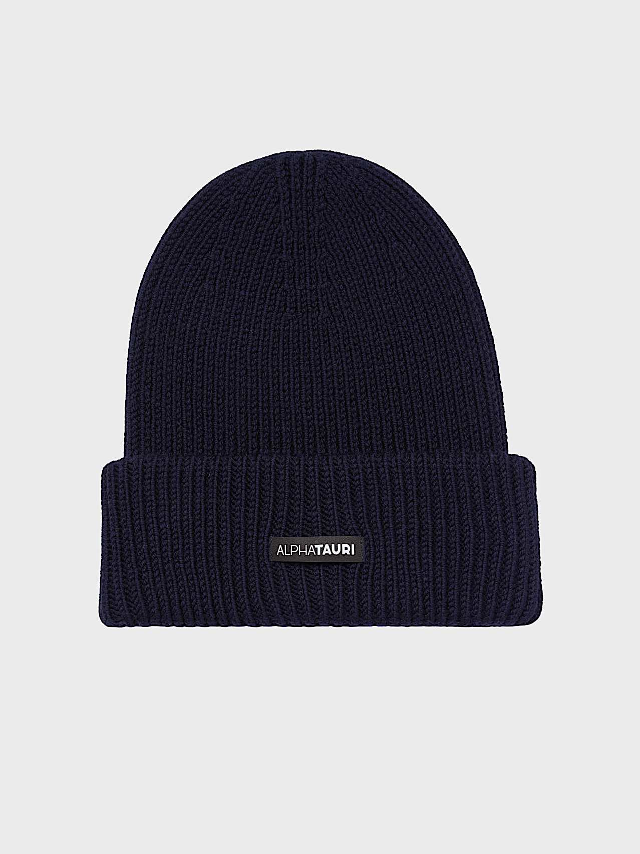 AlphaTauri | ARI V1.Y9.02  | Chunky Knitted Beanie in Dark Navy for Unisex