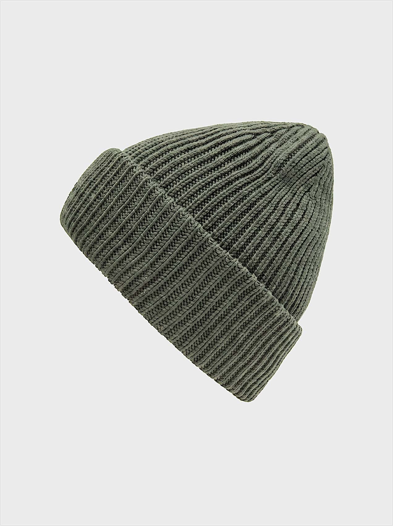 AlphaTauri | ARI V1.Y9.02  | Chunky Knitted Beanie in Dark Sage for Unisex