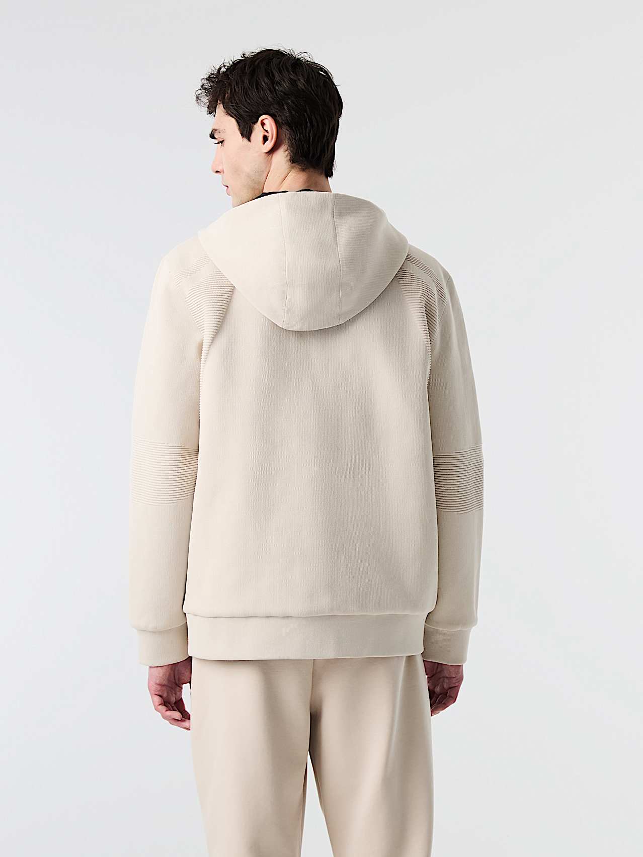 AlphaTauri | ODRIN V1.Y10.02 | Padded Knit Jacket in Stone for Men