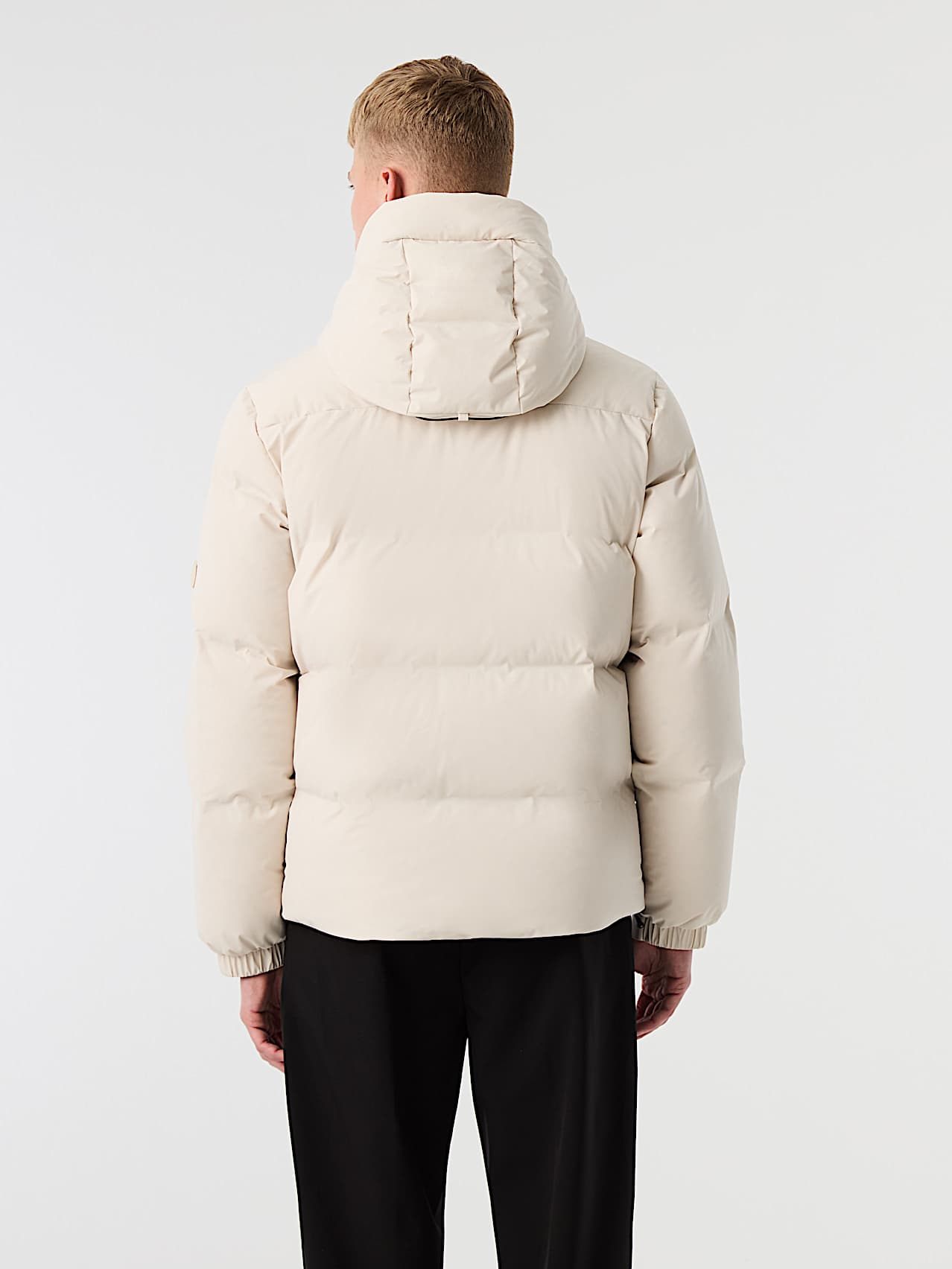 AlphaTauri | ODORU V4.Y10.02 | Padded Down Puffer Jacket in Stone for Uomo