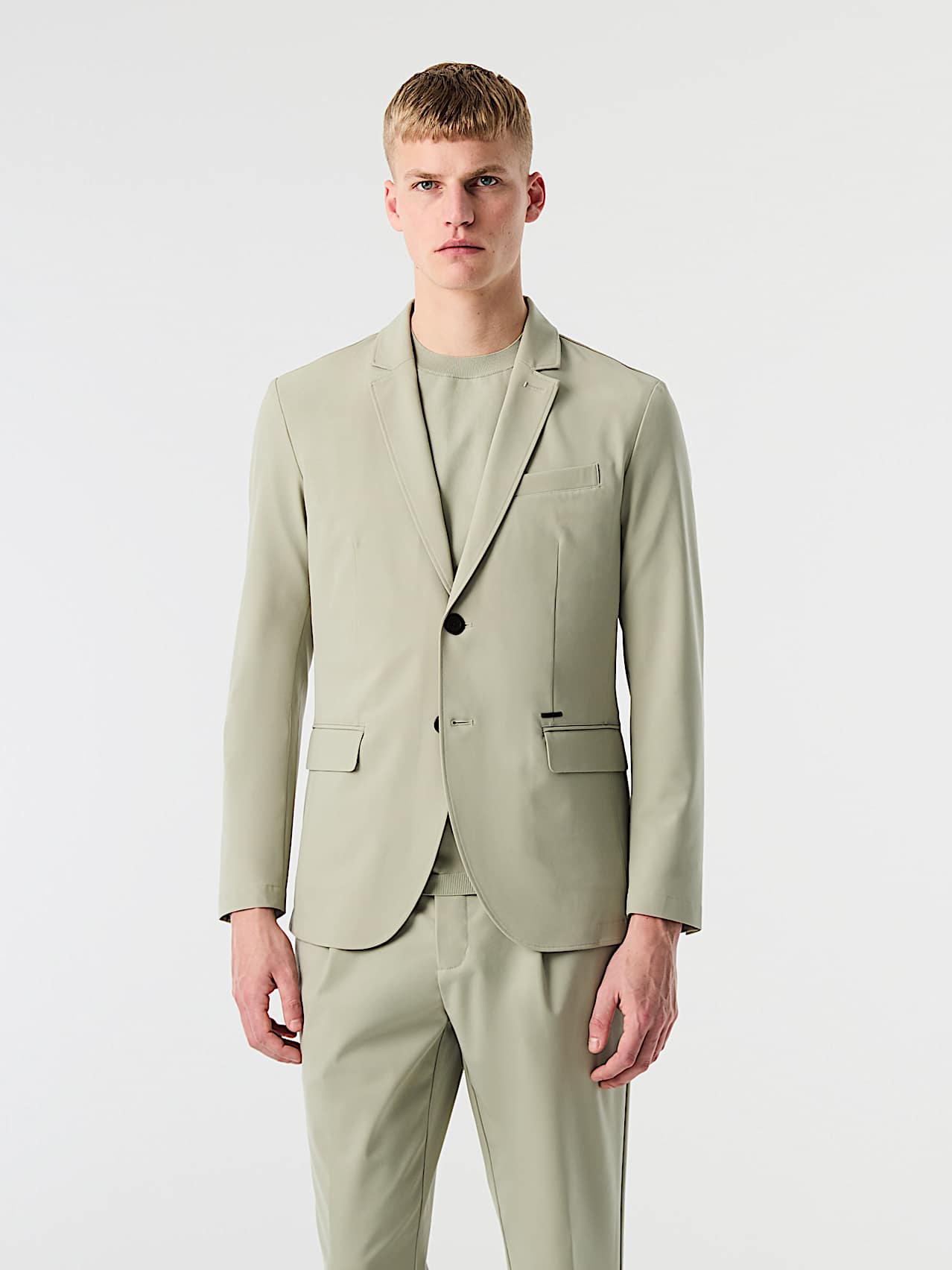 AlphaTauri | OSINA V3.Y10.02 | Elegant Stretch Blazer in Dark Sage für Herren