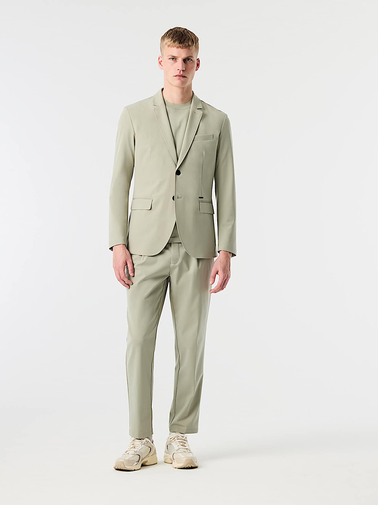 AlphaTauri | OSINA V3.Y10.02 | Elegant Stretch Blazer in Dark Sage für Herren