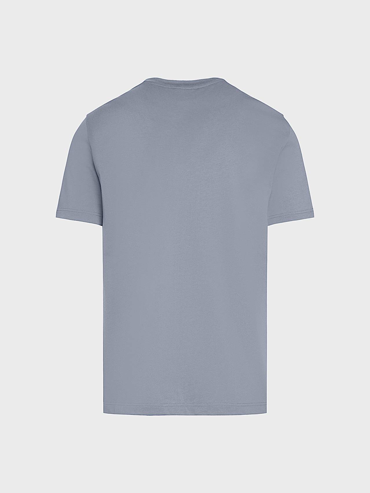 AlphaTauri | JOULON V1.Y10.02 | Organic Cotton T-Shirt with Logo Print in Graublau für Herren