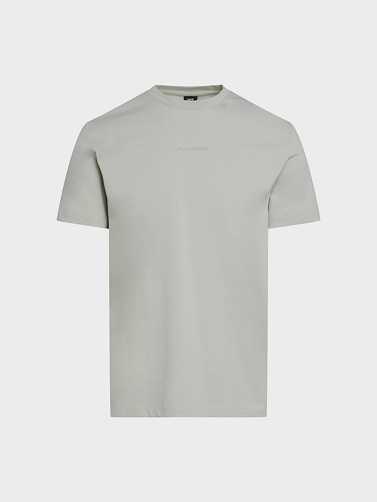 AlphaTauri | JOULON V1.Y10.02 | T-Shirt aus Bio-Baumwolle mit Logo-Print in Soft Sage für Herren