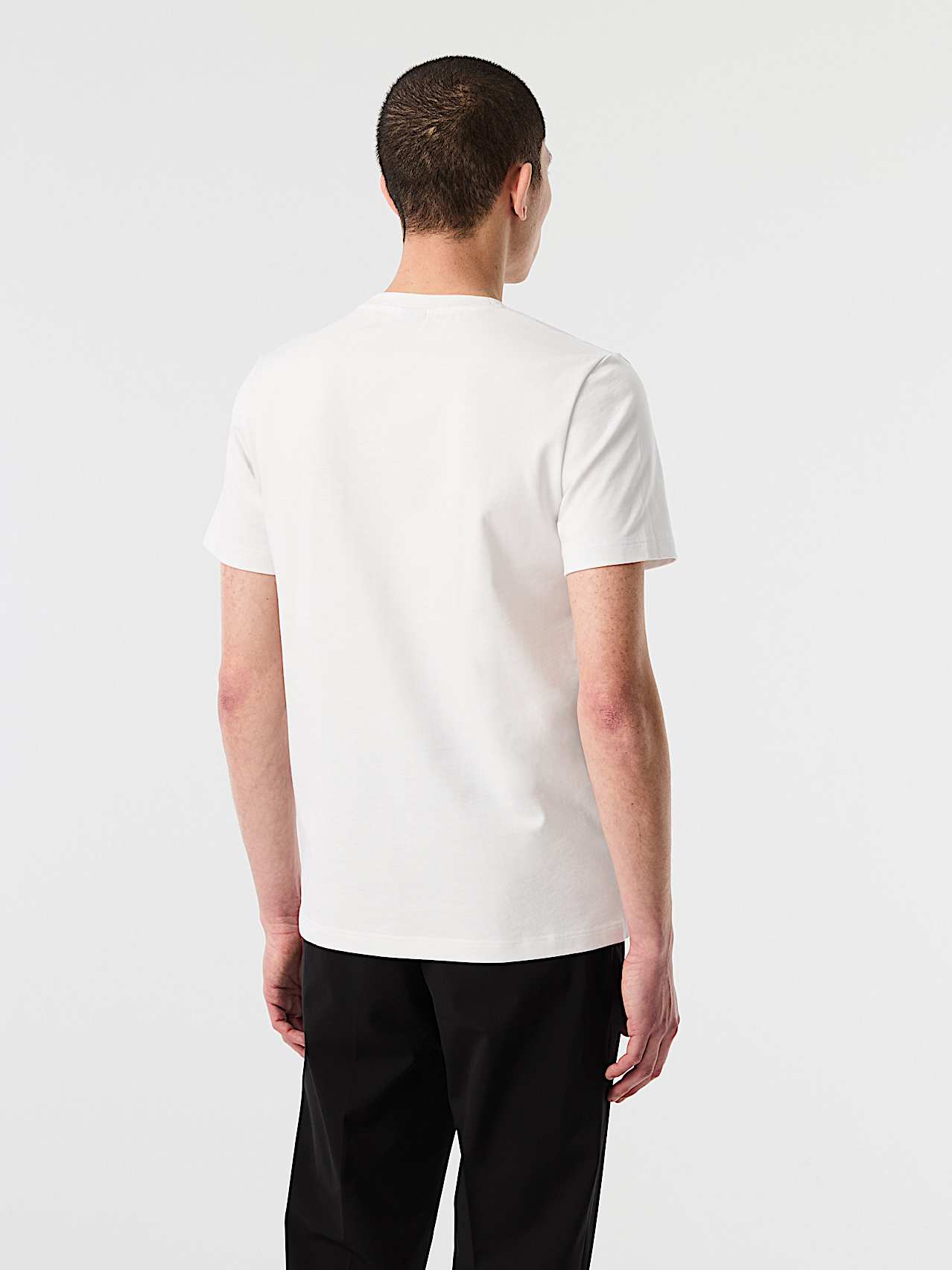AlphaTauri | JOULON V1.Y10.02 | Maglietta in cotone biologico con logo stampato in White for Uomo
