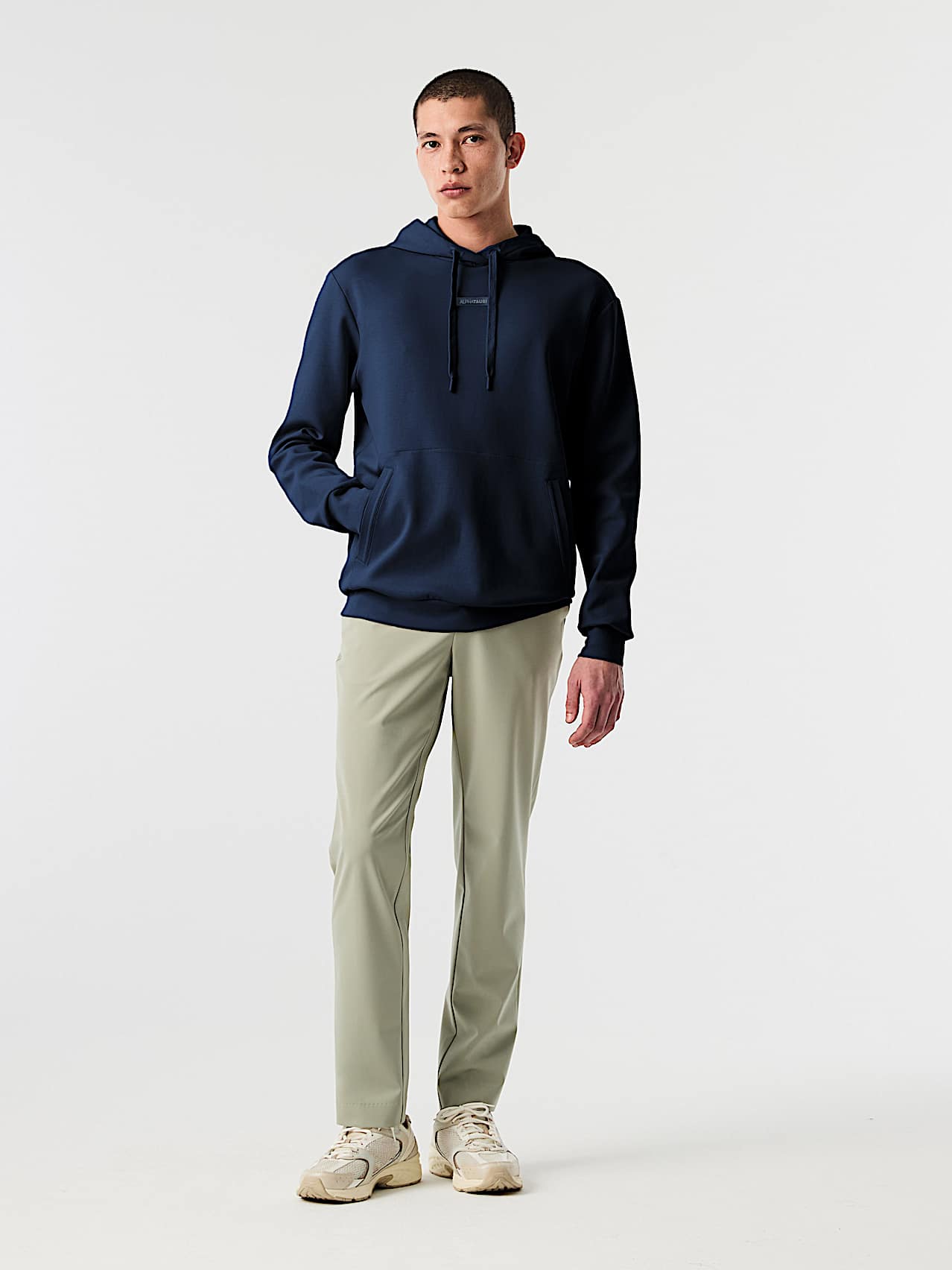 AlphaTauri | SKY V2.Y9.02 | Hoodie with Logo Tape in Dark Navy for Uomo