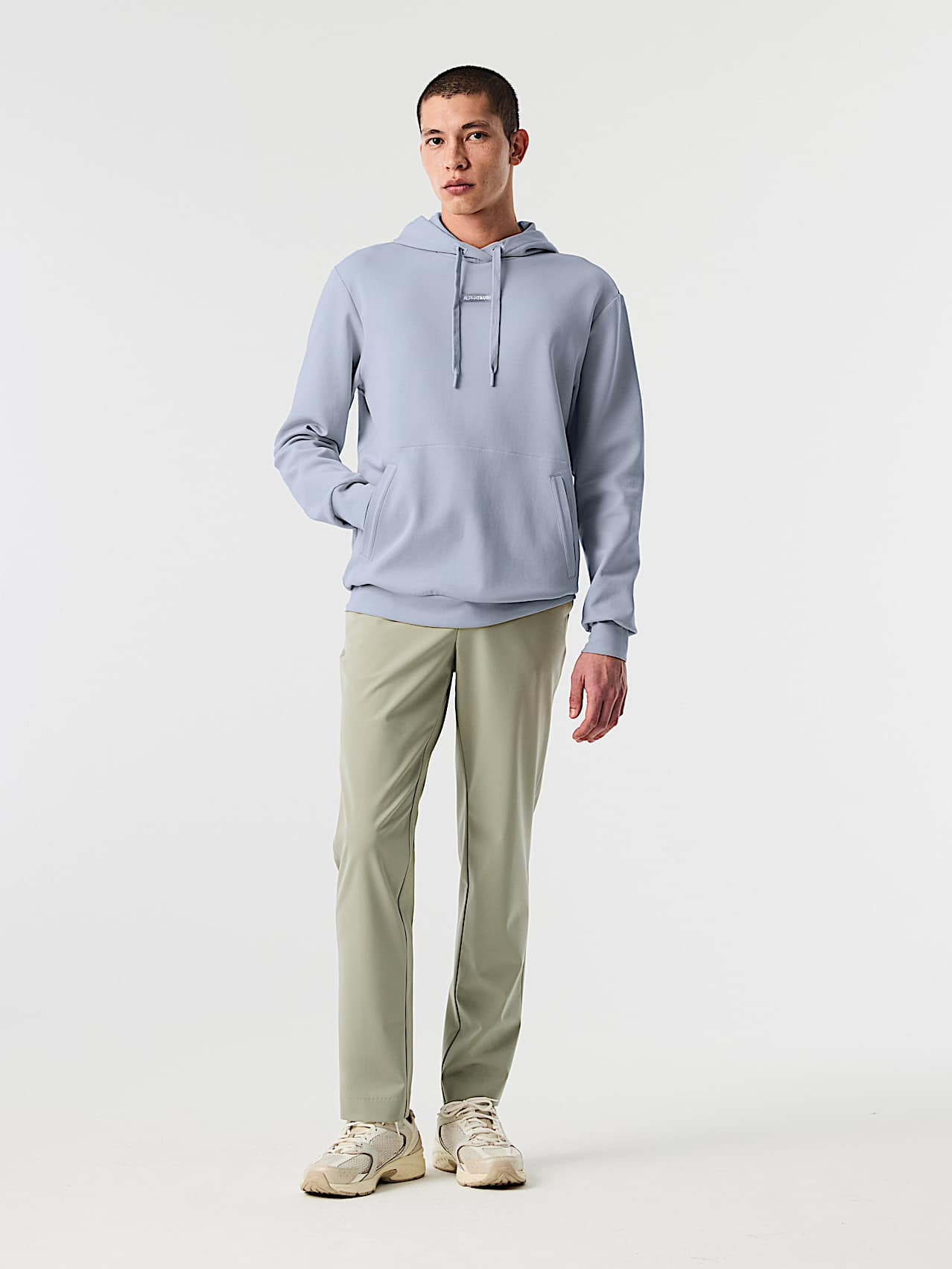 AlphaTauri | SKY V2.Y9.02 | Hoodie with Logo Tape in Graublau für Herren