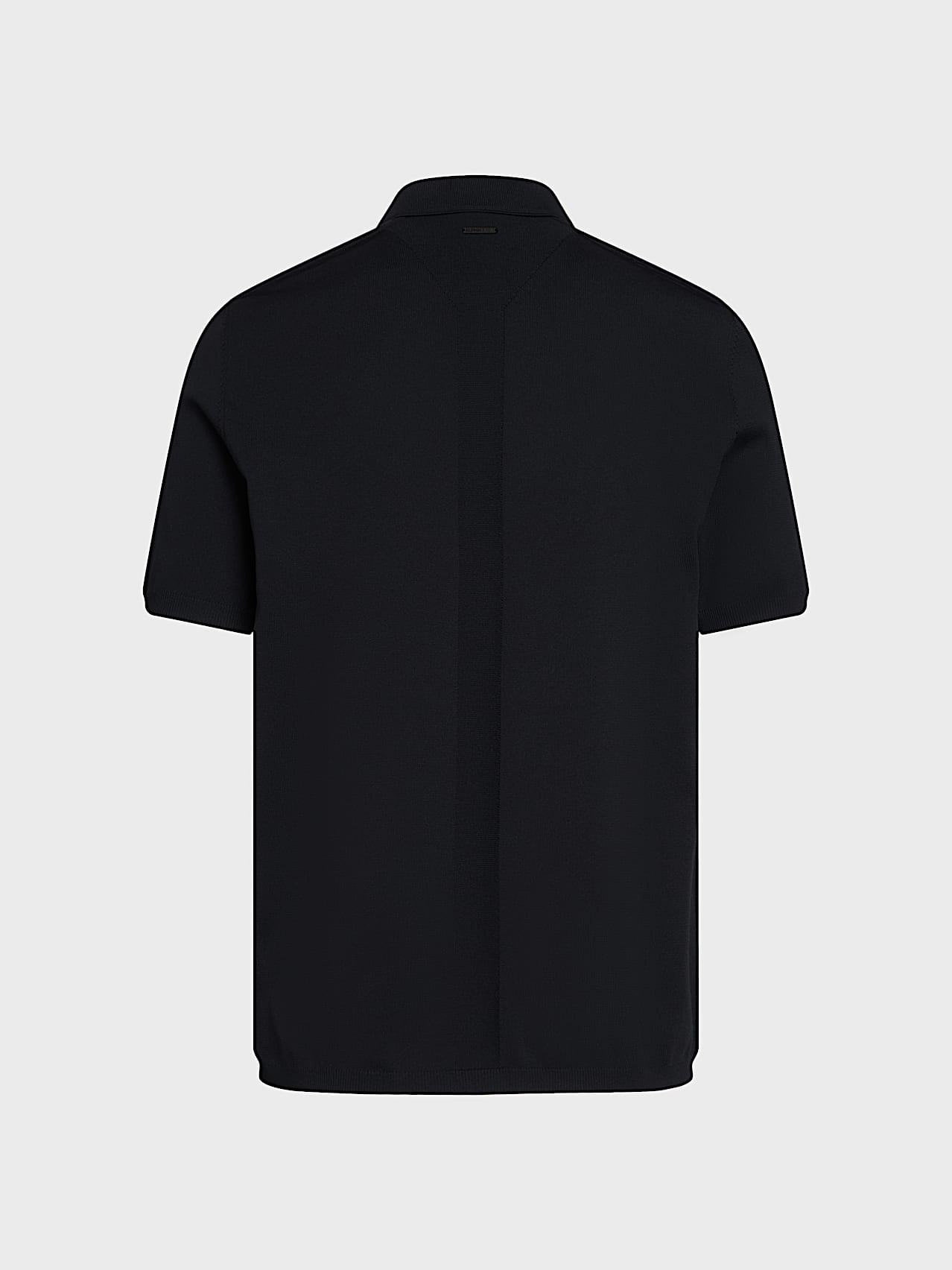 AlphaTauri | FLYON V1.Y10.02 | Knit Polo Shirt in Black for Homme